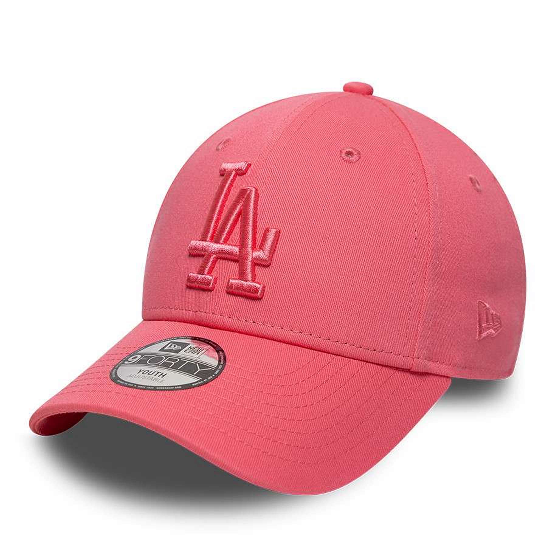 New Era LA Dodgers League Essential 9FORTY pet junior pink 