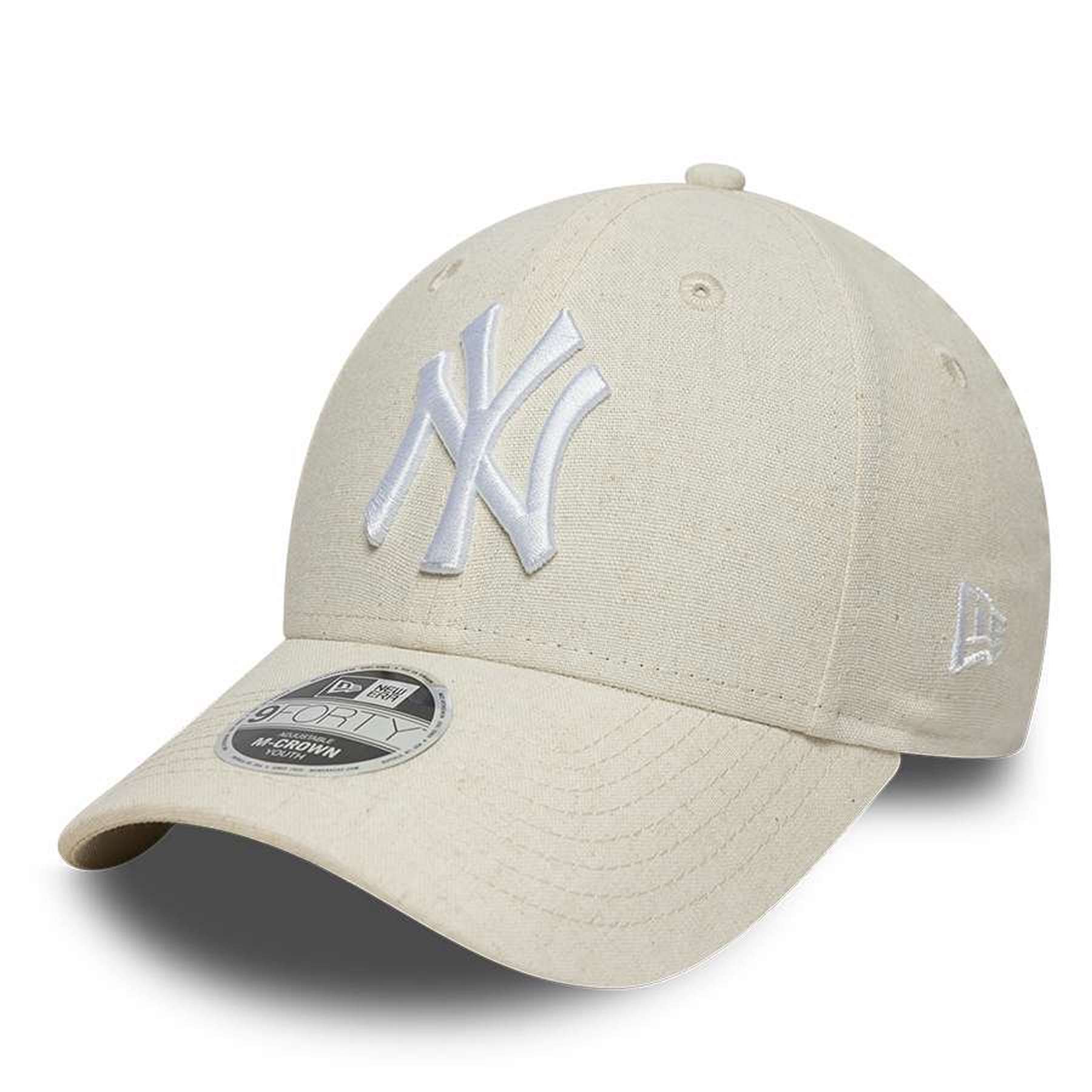 New Era New York Yankees Linen 9FORTY M-Crown pet junior beige