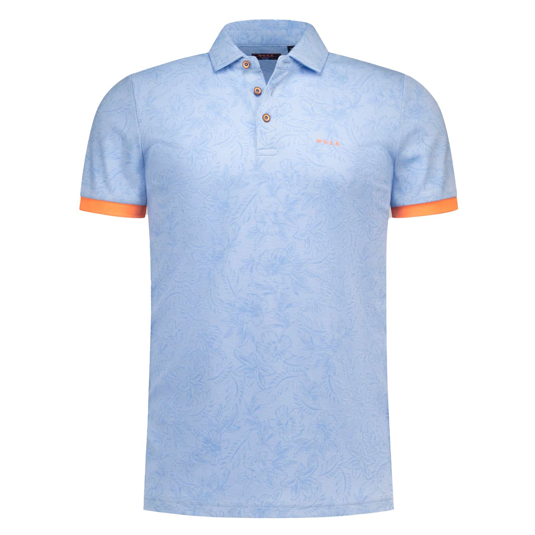 NZA New Zealand Auckland 26DN110 polo heren sunny blue 