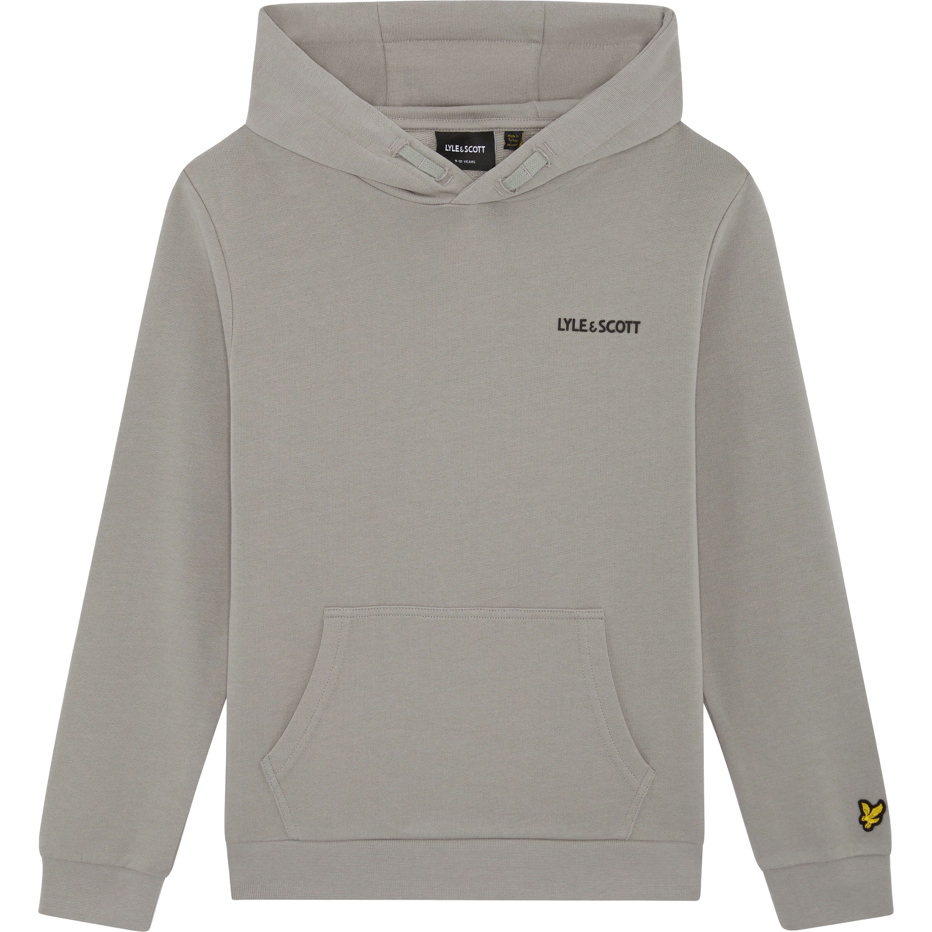 Lyle & Scott Script Logo hoodie junior cold grey   