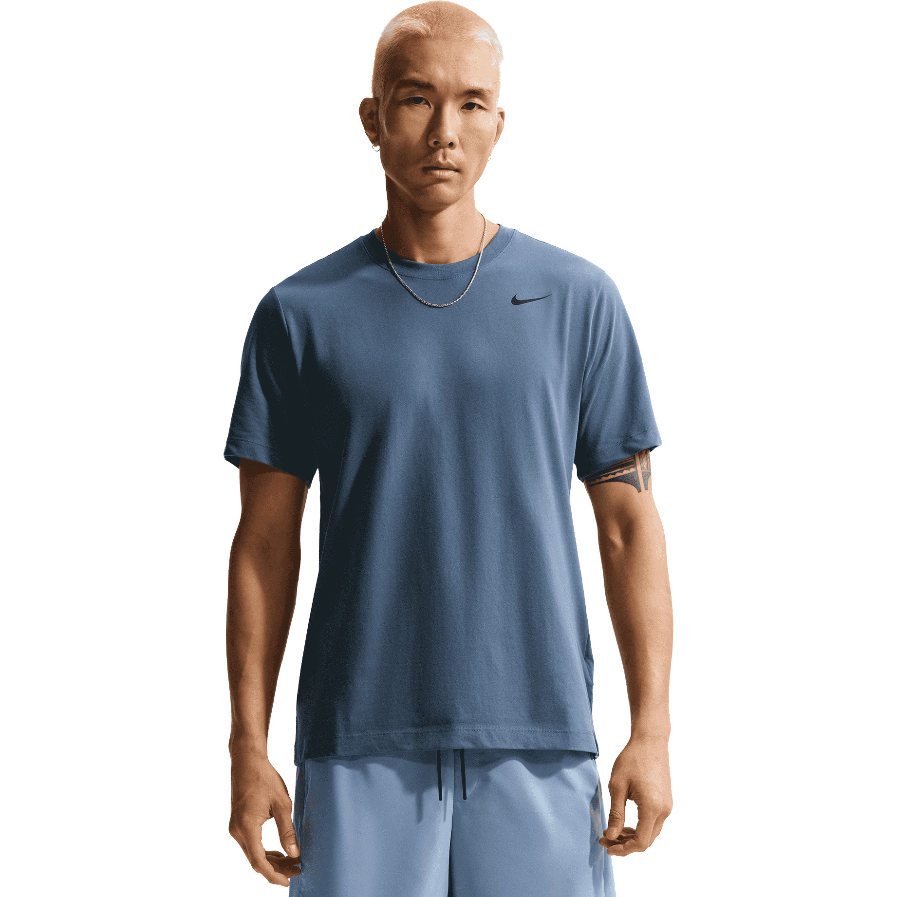 Nike Dri-FIT shirt heren diffused blue black 