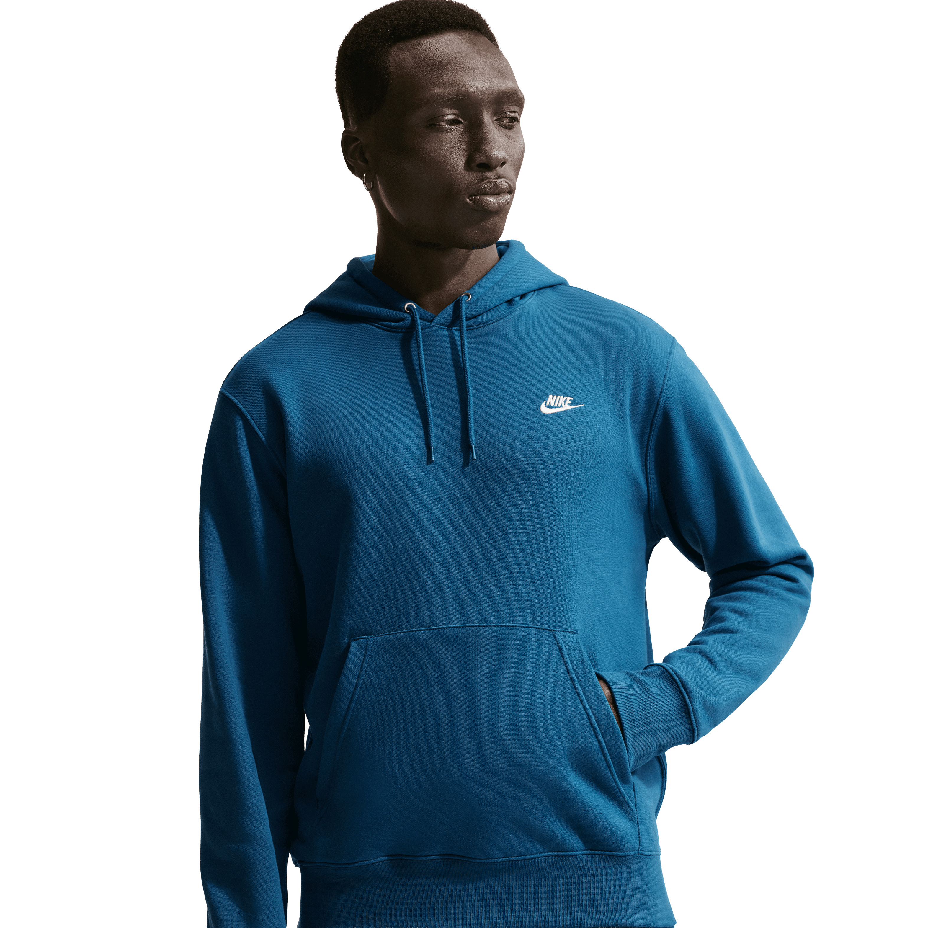 Nike Club hoodie heren court blue 