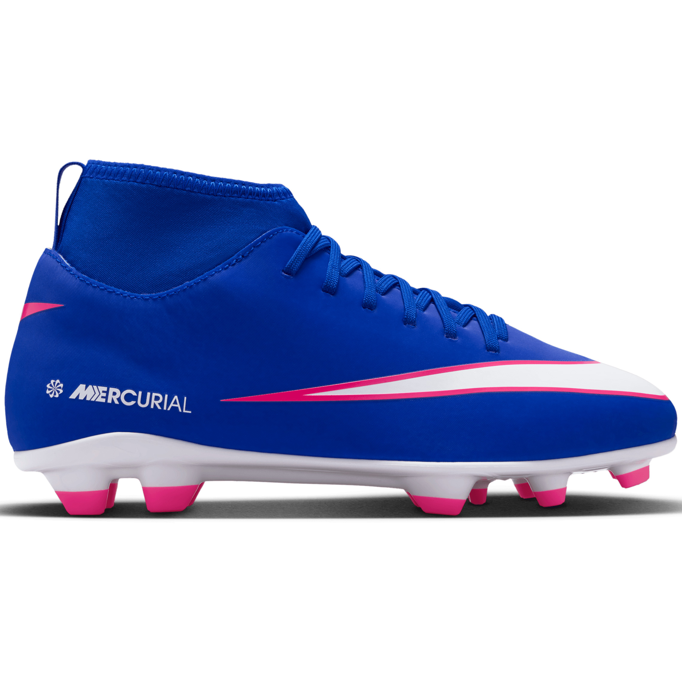 Nike Mercurial Superfly 10 Club FG - AG voetbalschoenen junior racer blue white