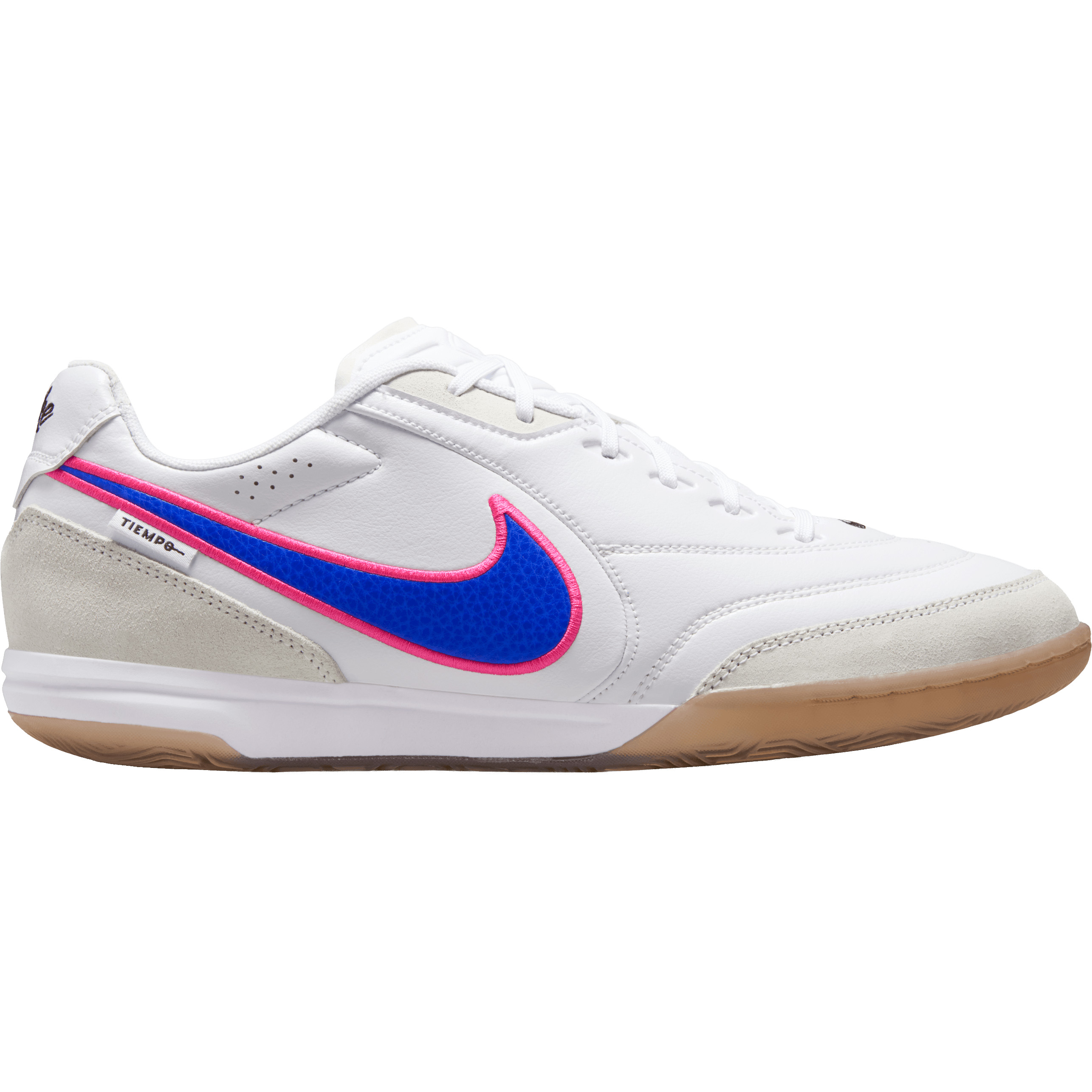 Nike Tiempo Streetgato IC zaalvoetbalschoenen heren white pink blast racer blue