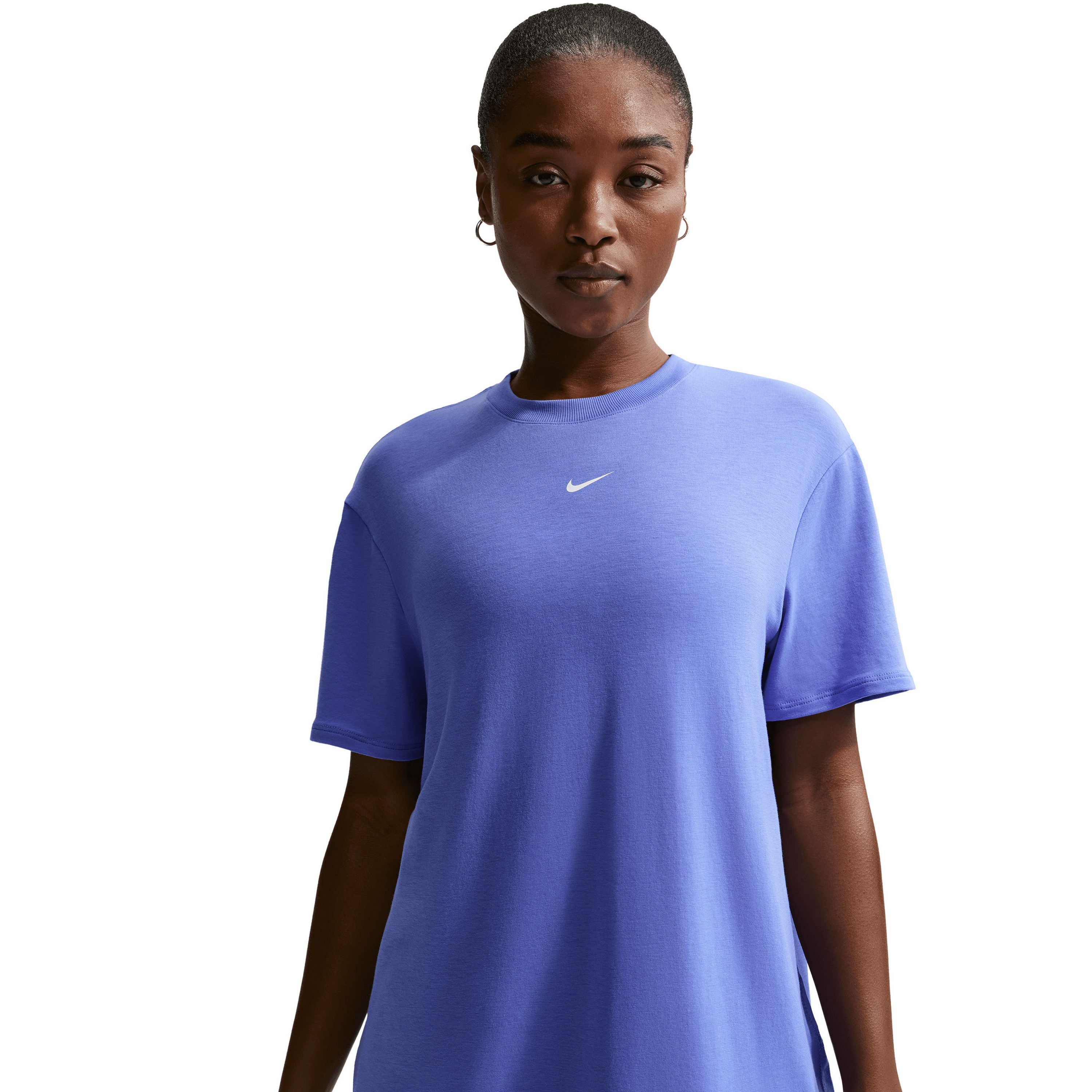 Nike One Relaxed shirt dames sapphire white 