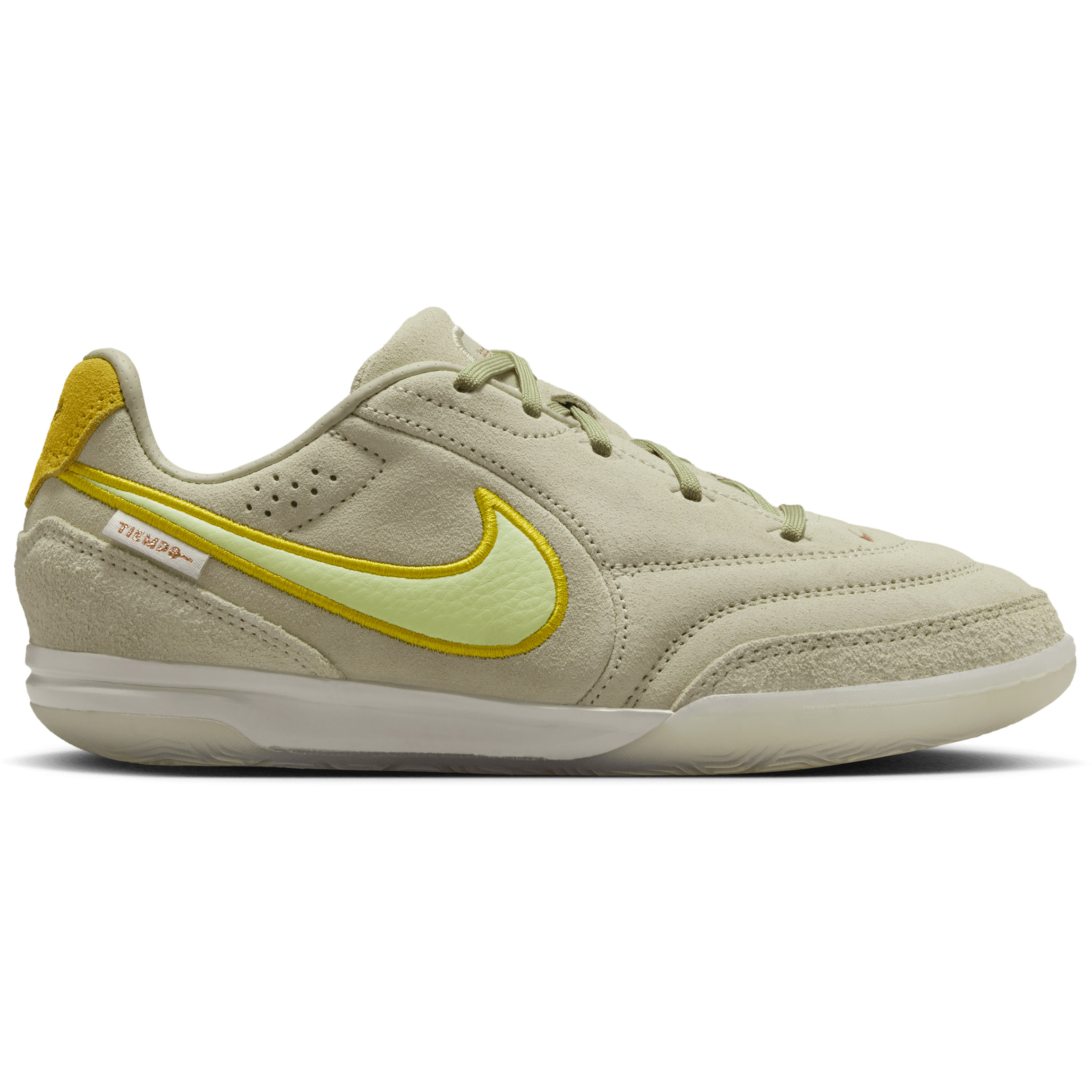 Nike Tiempo Streetgato IC zaalvoetbalschoenen junior olive aura metallic red bronze light liquid lime