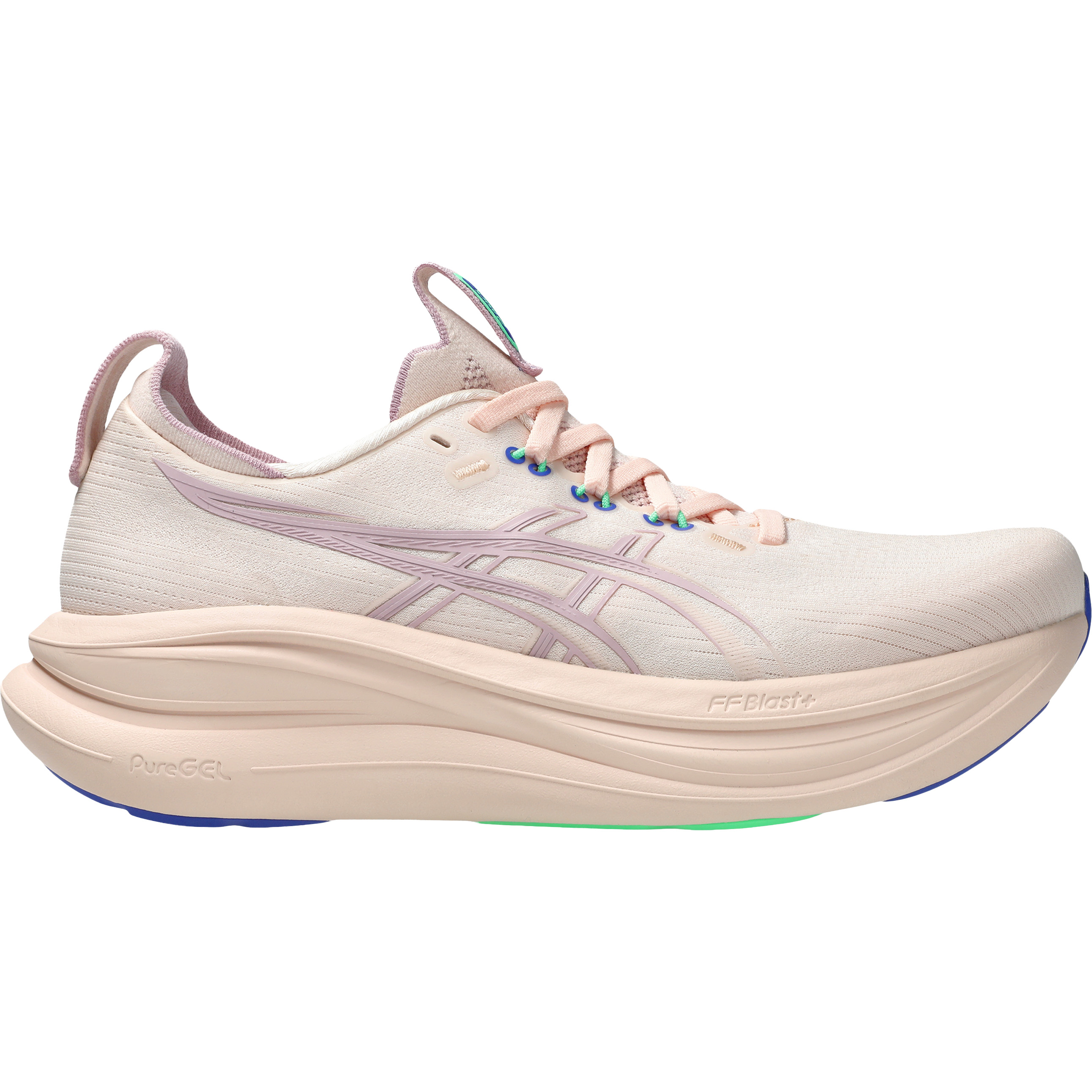 ASICS GEL-NIMBUS 28 hardloopschoenen dames pearl pink morganite