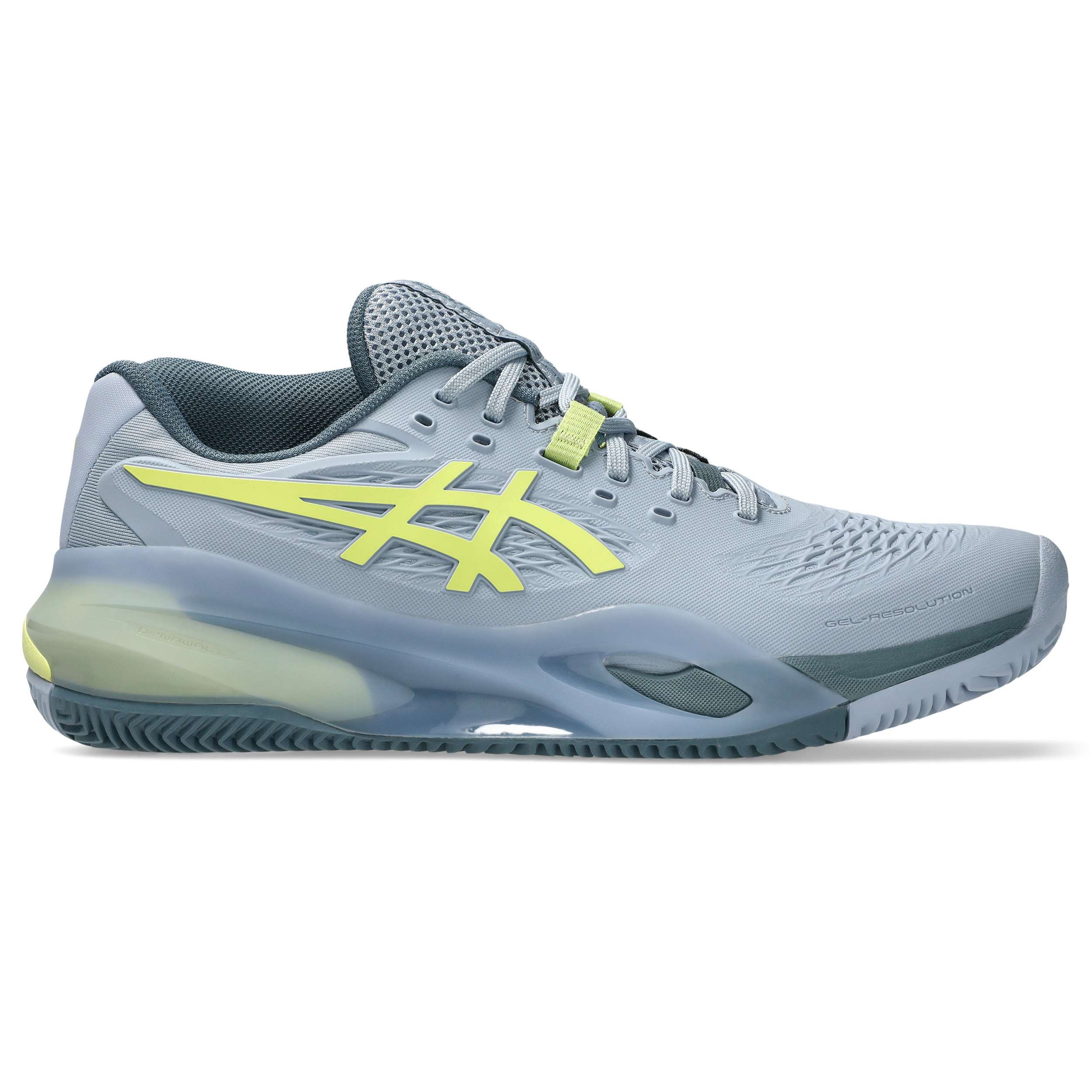 ASICS GEL-RESOLUTION X CLAY tennisschoenen heren grey blue pistachio