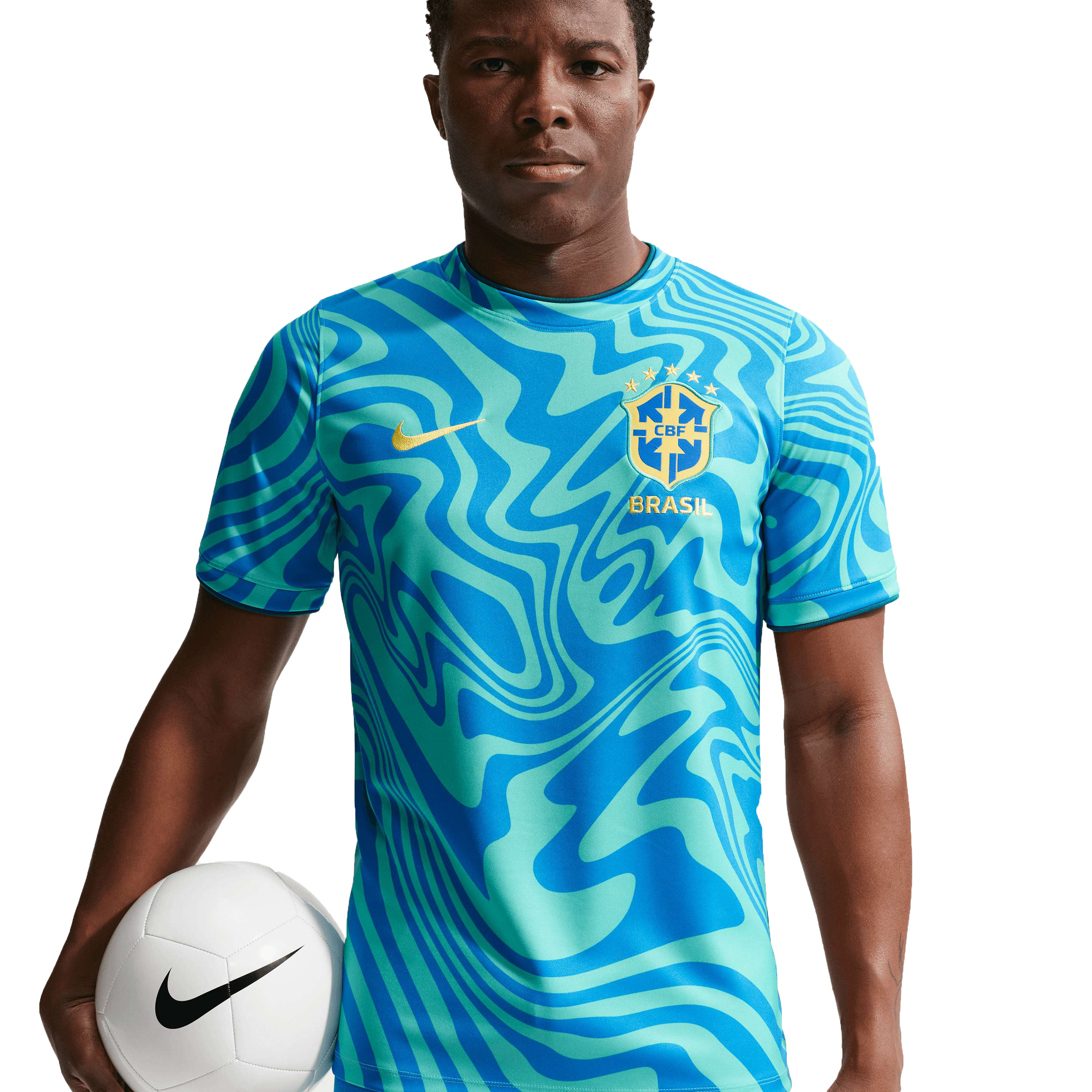 Nike Brazilië Academy Pro voetbalshirt heren 