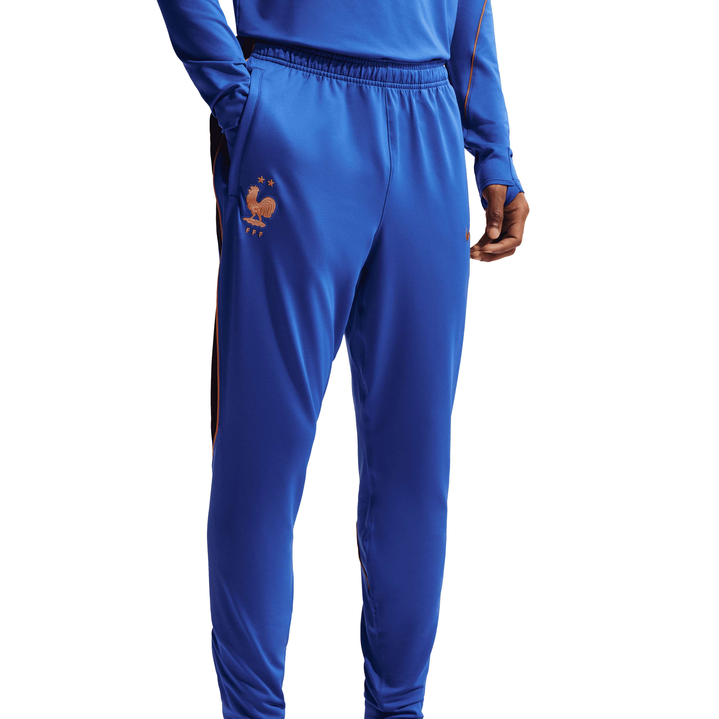 Nike Frankrijk Strike trainingsbroek heren game royal blackened blue metallic copper