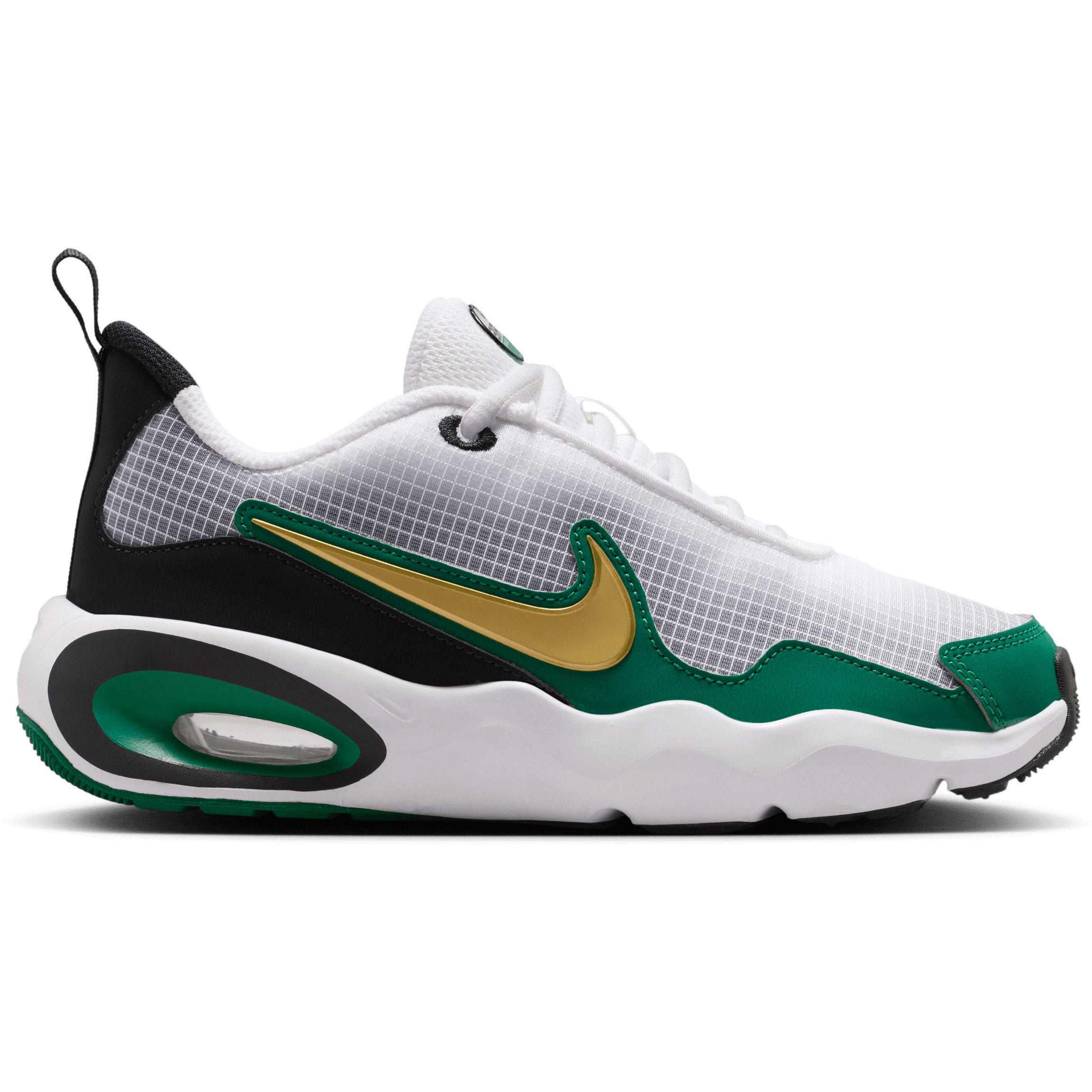 Nike Air Max Nova schoenen junior white metallic gold malachite black