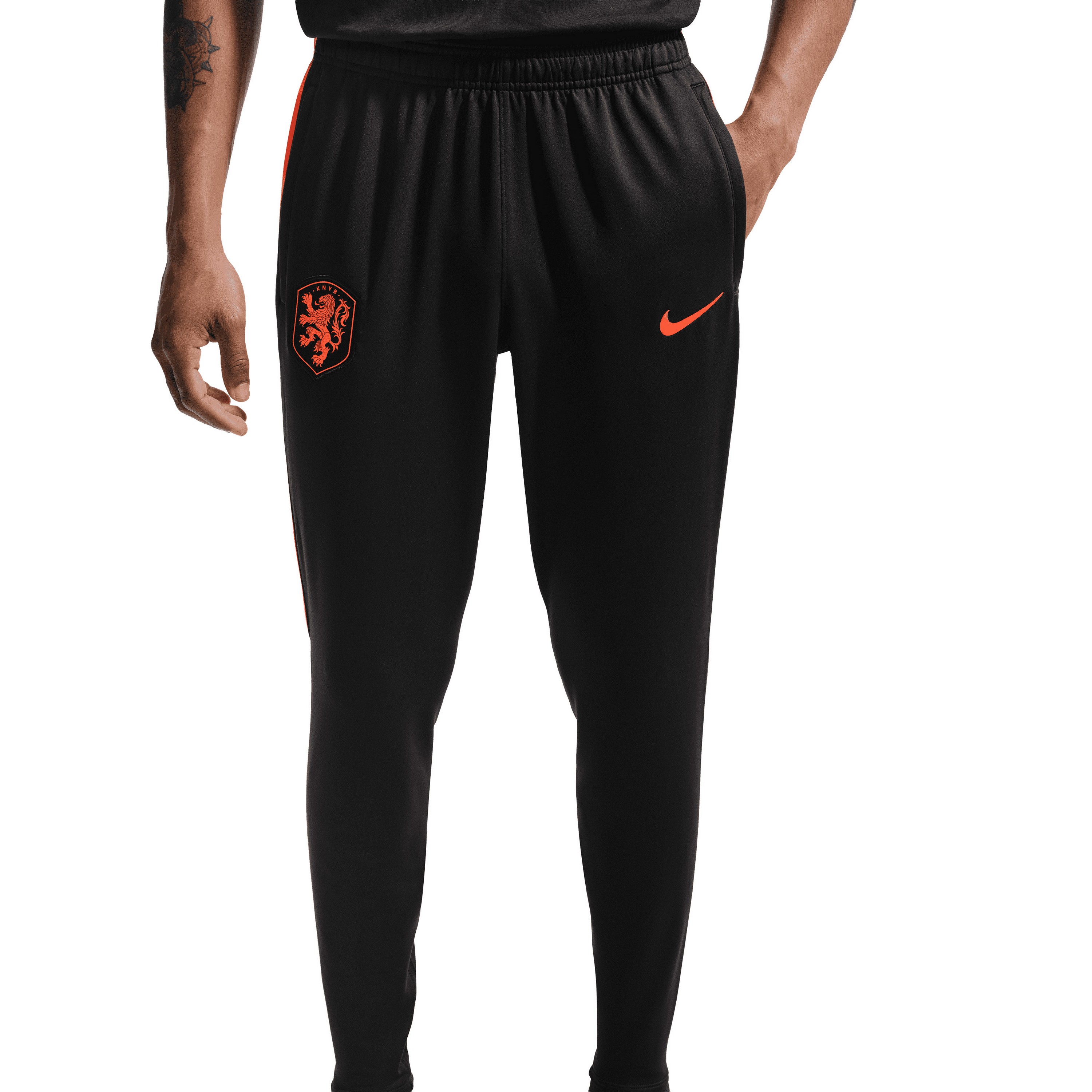 Nike Nederland Strike trainingsbroek heren black hyper crimson hyper