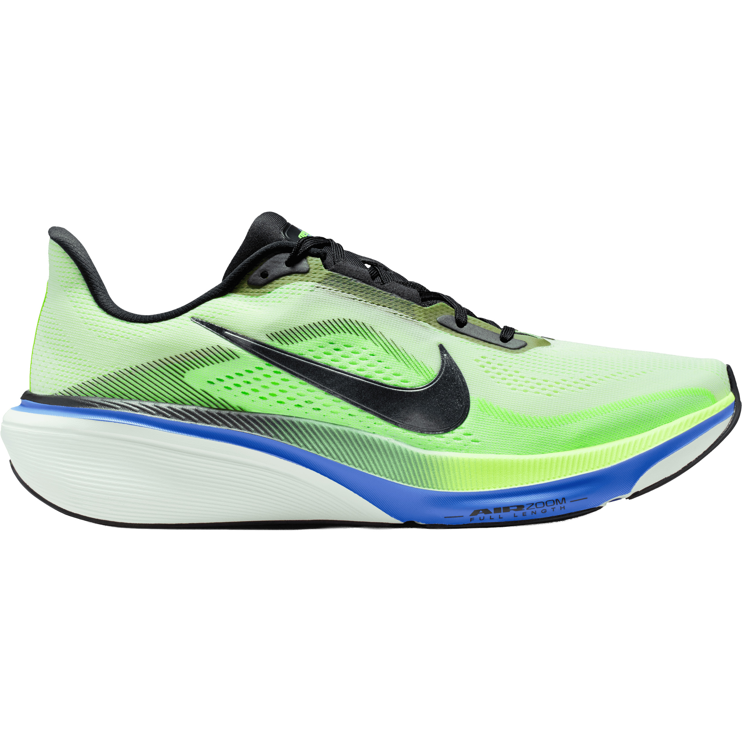 Nike Pegasus 42 hardloopschoenen heren volt tint sapphire lime blast black spucre