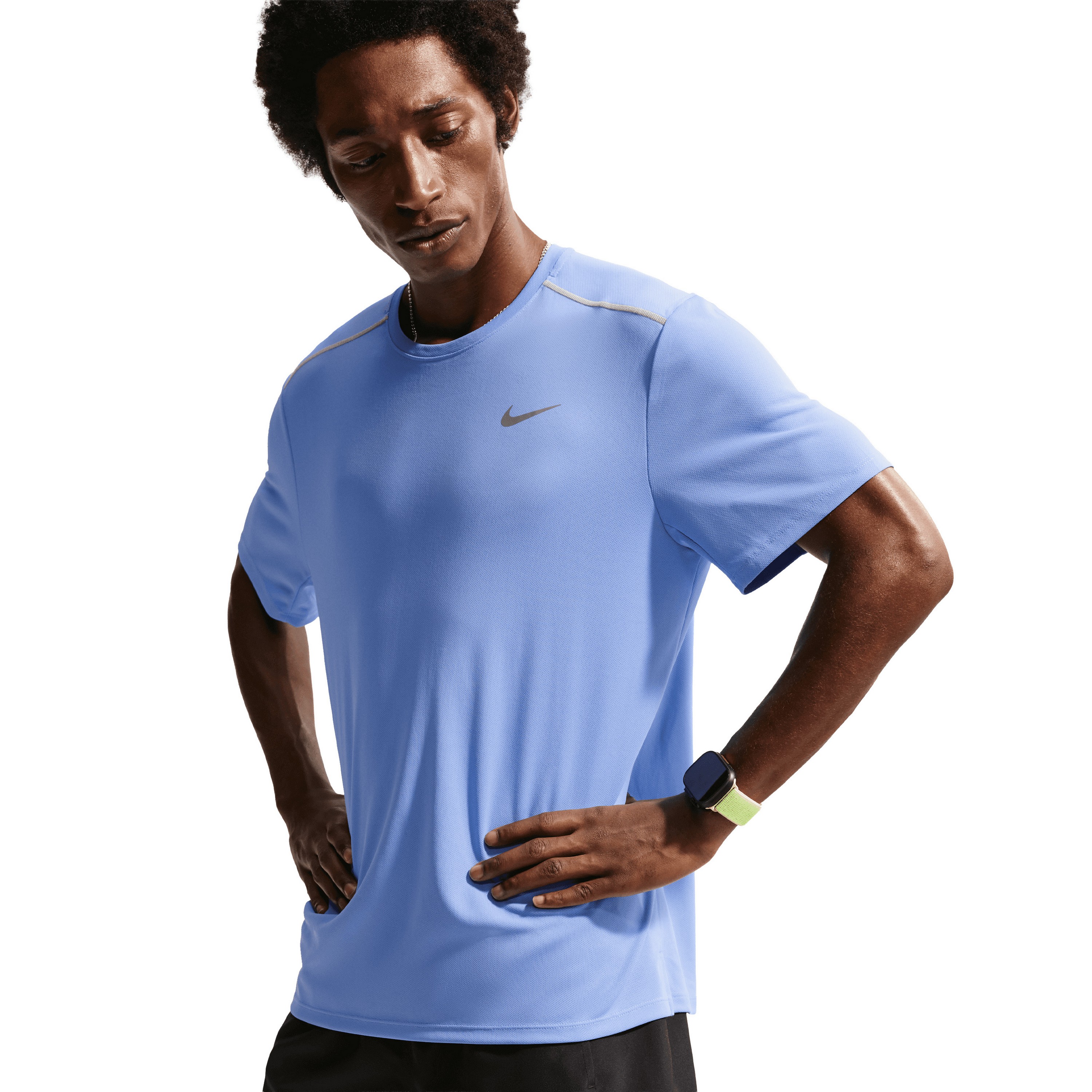 Nike Miler hardloopshirt heren royal pulse sapphire 