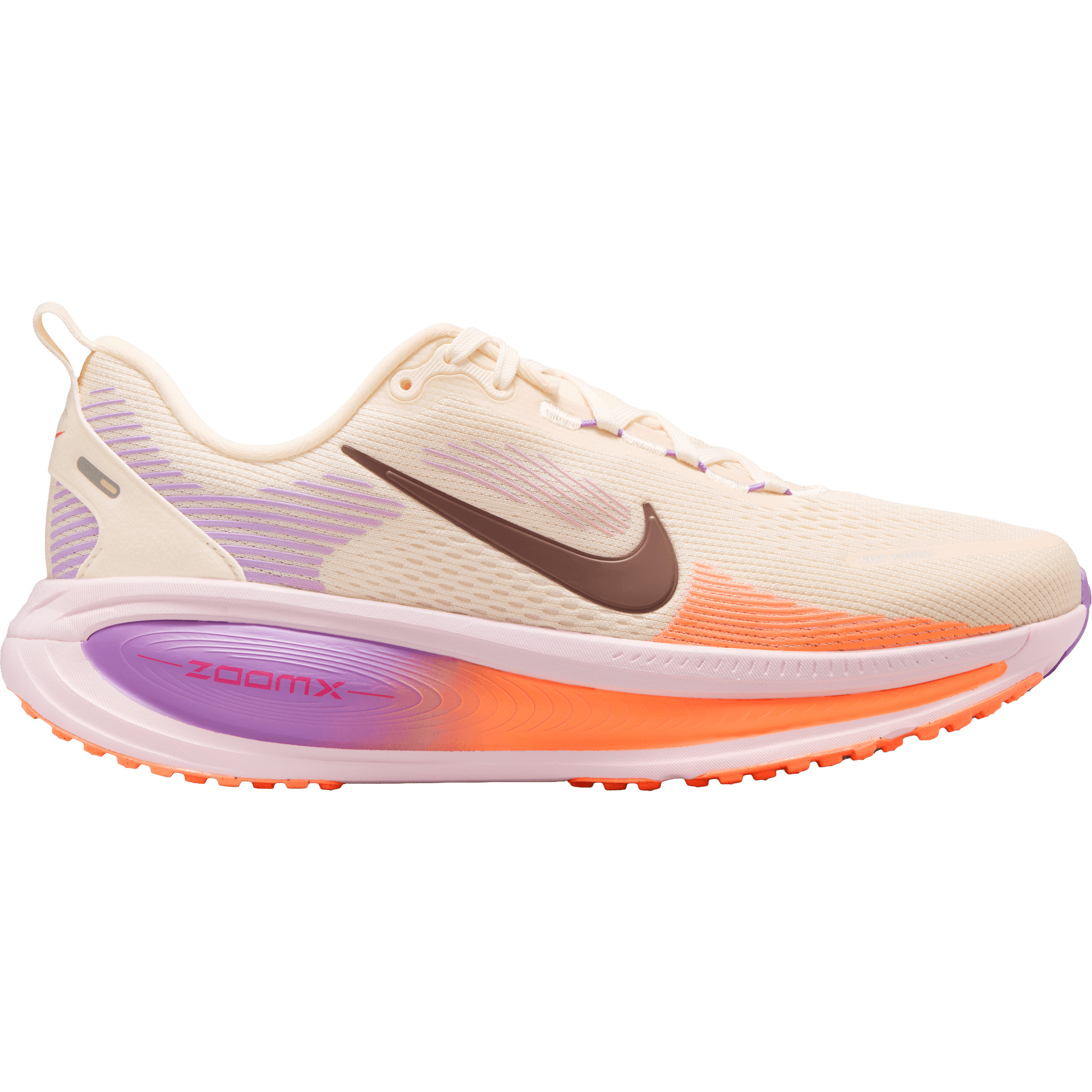 Nike Vomero 18 hardloopschoenen dames chalk pink foam bright violet tattoo