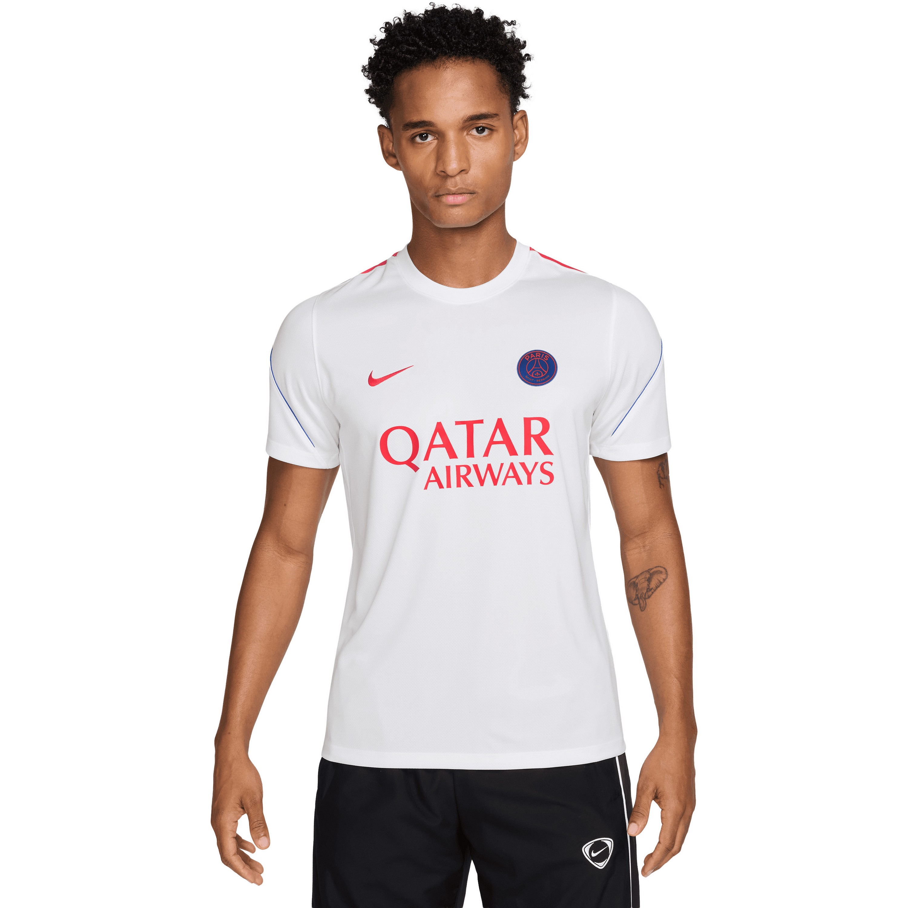 Nike Paris Saint-Germain Strike voetbalshirt heren white hyper royal global red