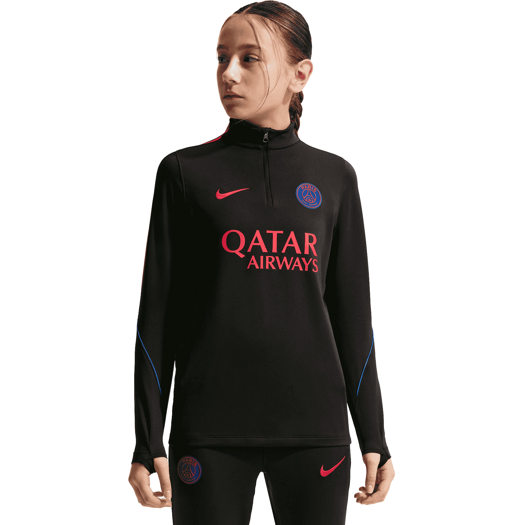 Nike Paris Saint-Germain Strike trainingsshirt junior black global red global red