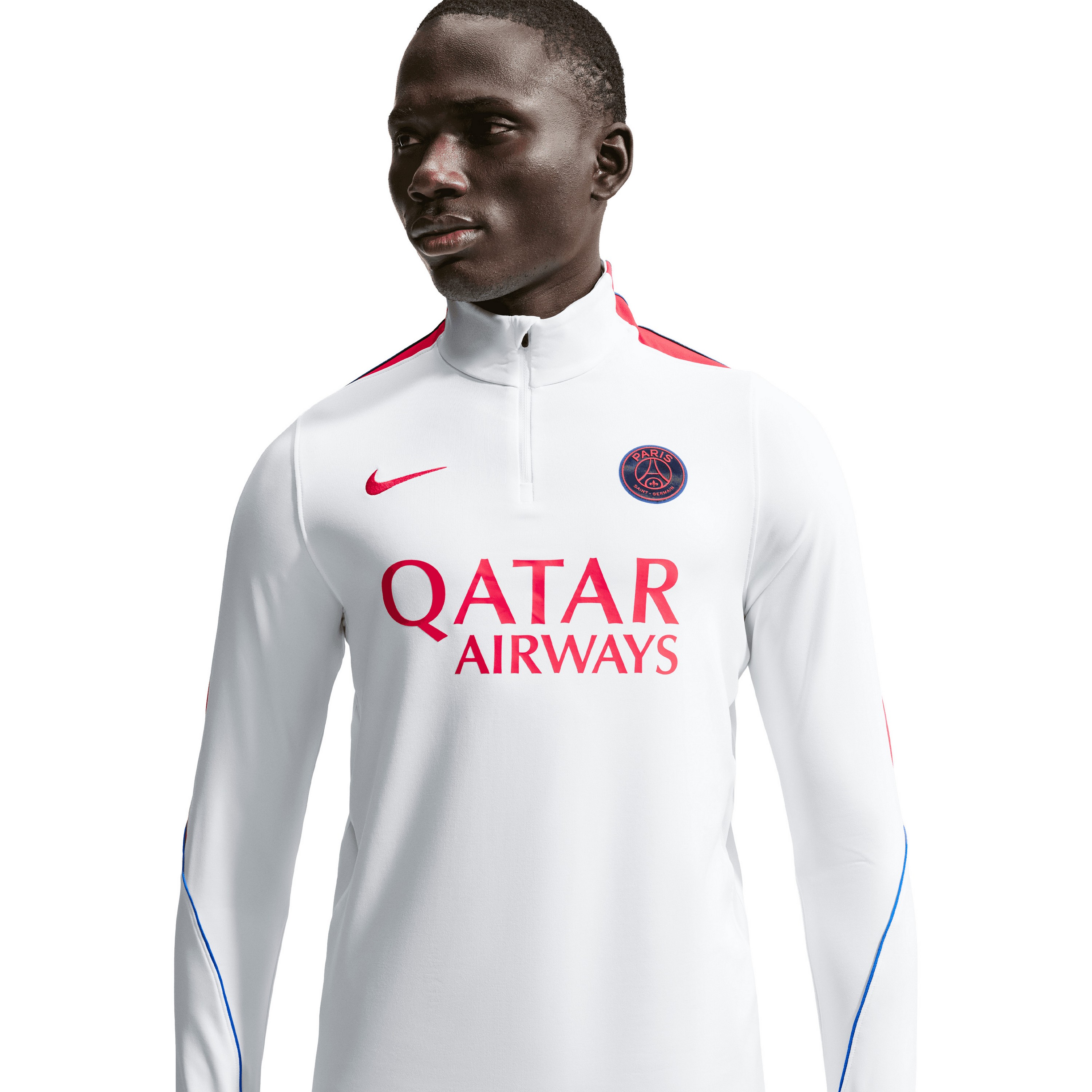 Nike Paris Saint-Germain trainingsshirt heren white global red global red