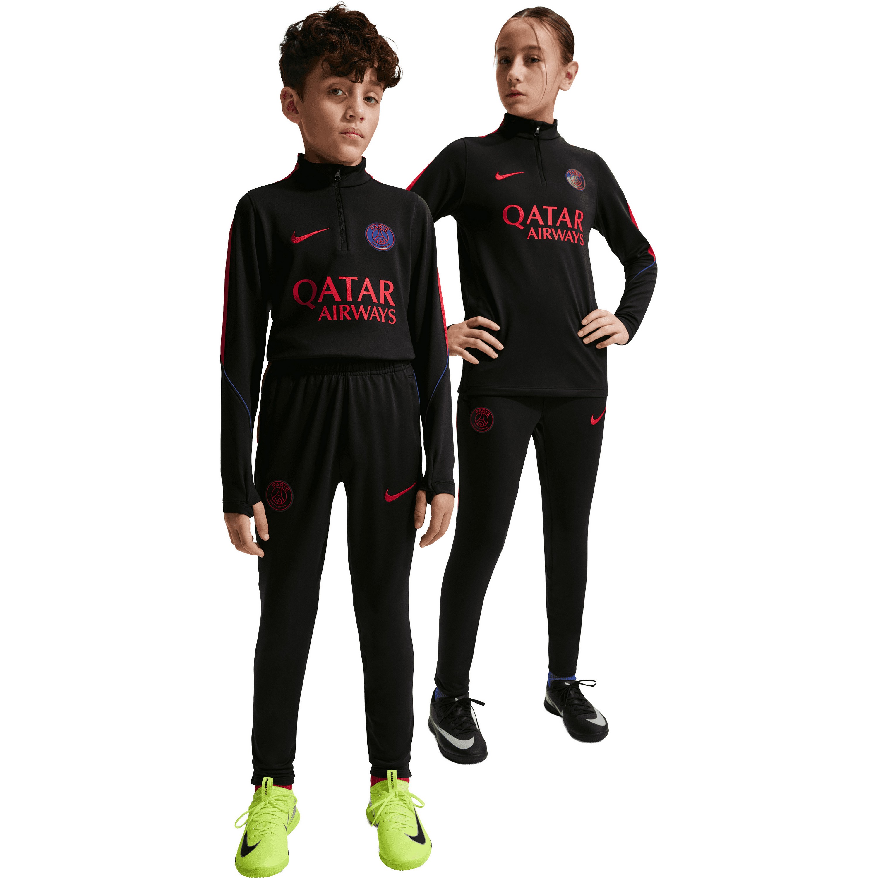 Nike Paris Saint-Germain trainingsbroek junior black global red global red