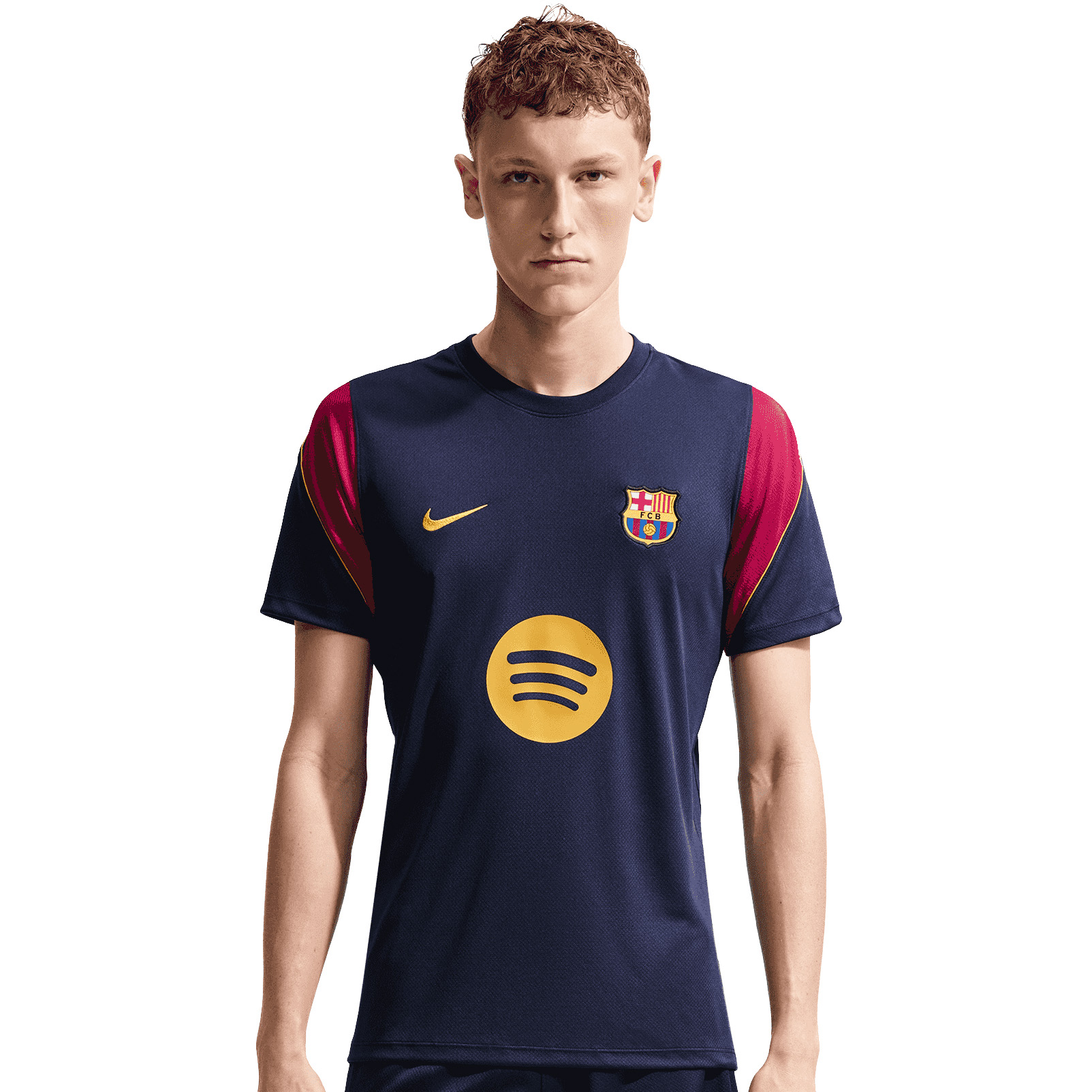 Nike FC Barcelona Strike voetbalshirt heren blackened blue noble red