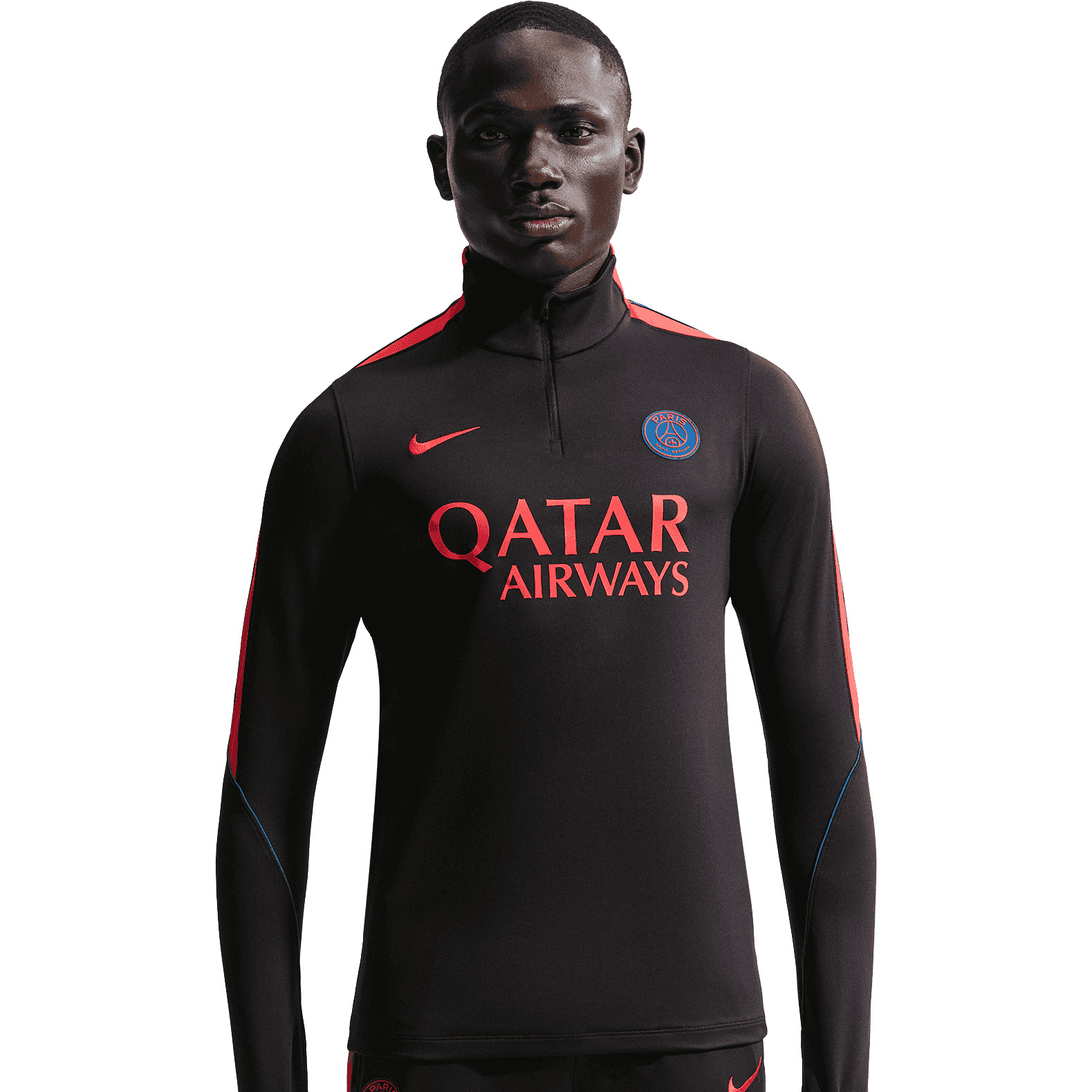 Nike Paris Saint-Germain Strike trainingsshirt heren black global red global red