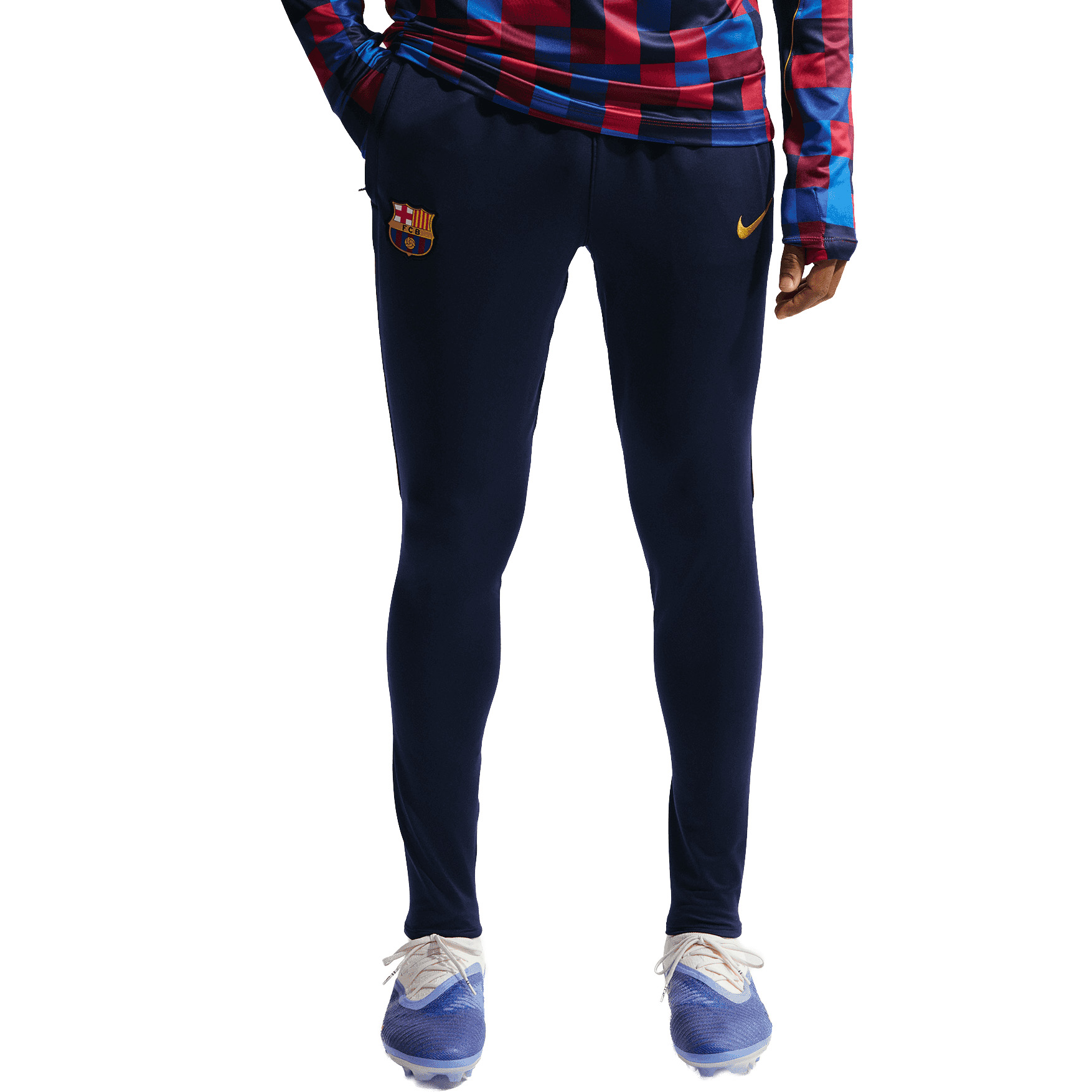 Nike FC Barcelona Strike trainingsbroek heren blackened blue noble red