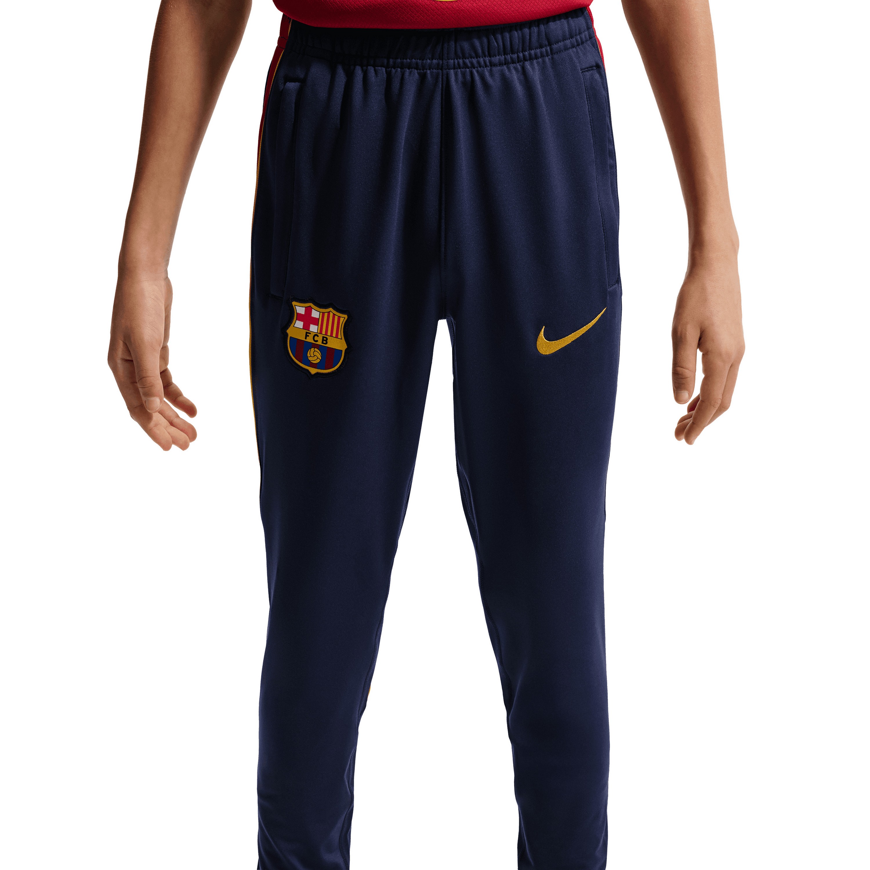 Nike FC Barcelona Strike trainingsbroek junior blackened blue noble red