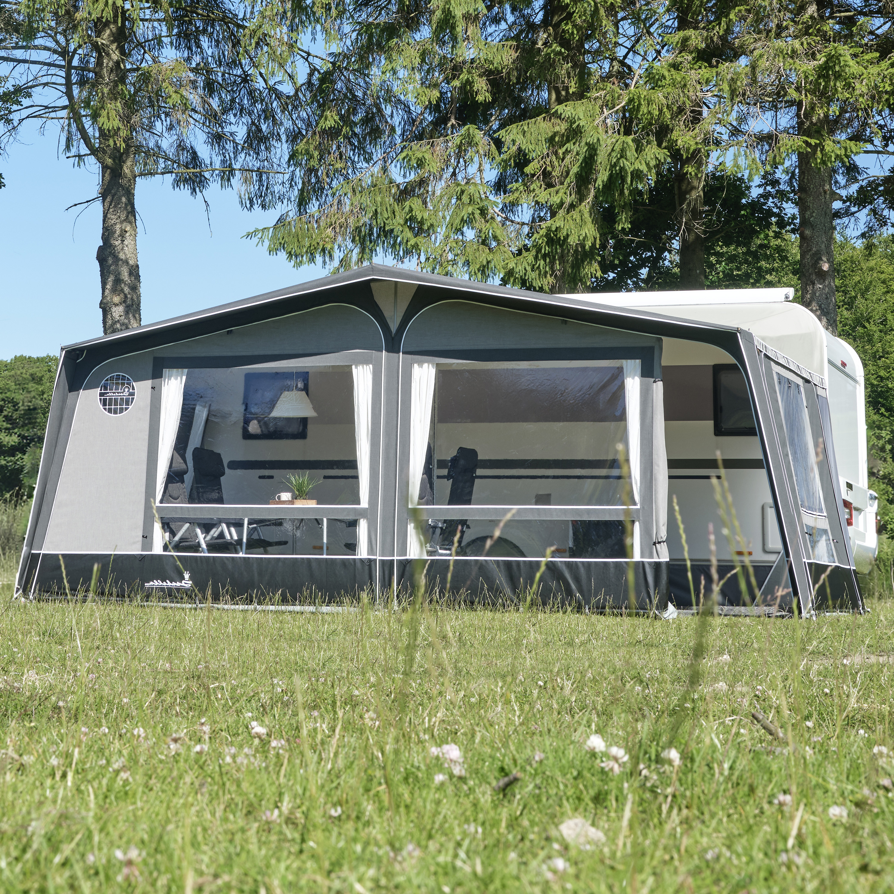 Isabella Commodore Etna voortent 30,5 mm CarbonX frame vulcano walnut