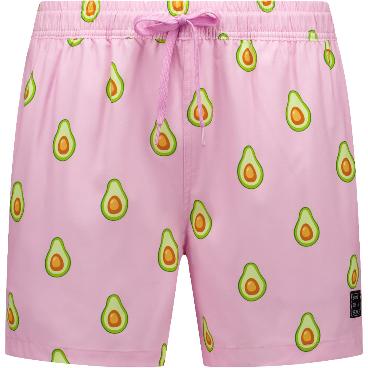 Son of a Beach Avocado zwembroek heren pink 