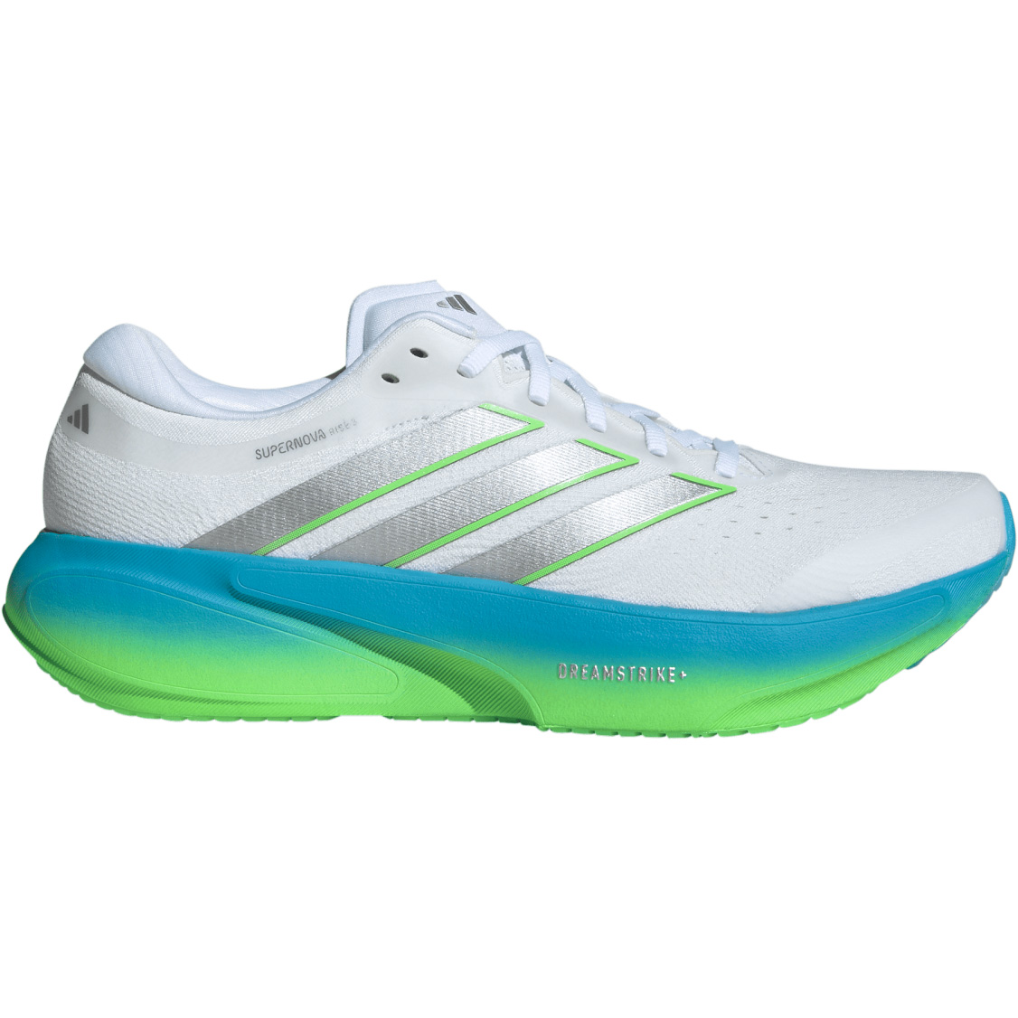 Adidas Supernova Rise 3 hardloopschoenen heren cloud white silver metallic semi blue burst