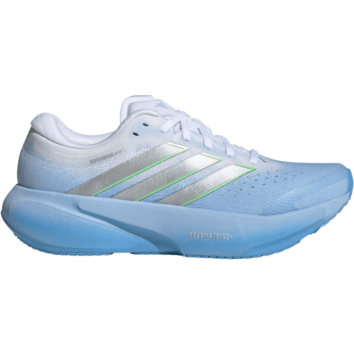 Adidas Supernova Rise 3 hardloopschoenen dames glow blue silver metallic cloud white