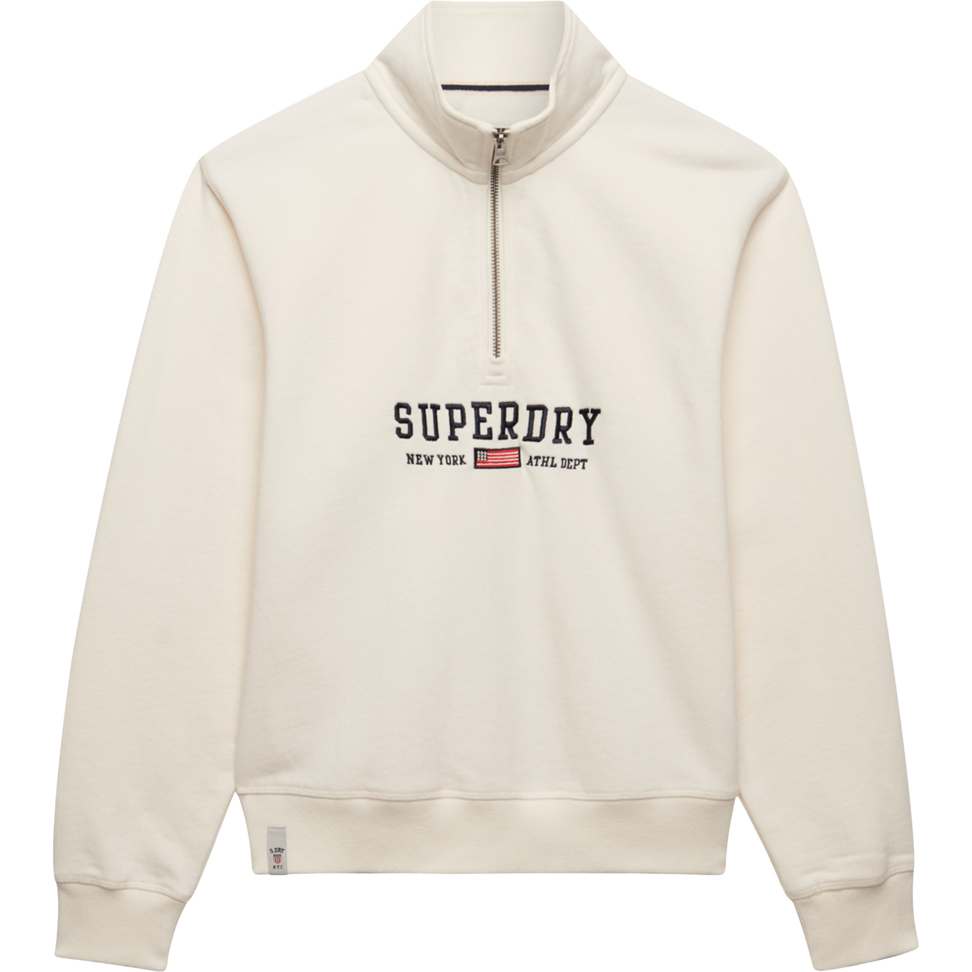 Superdry Athletic Essentials sweater dames desert bone off white 
