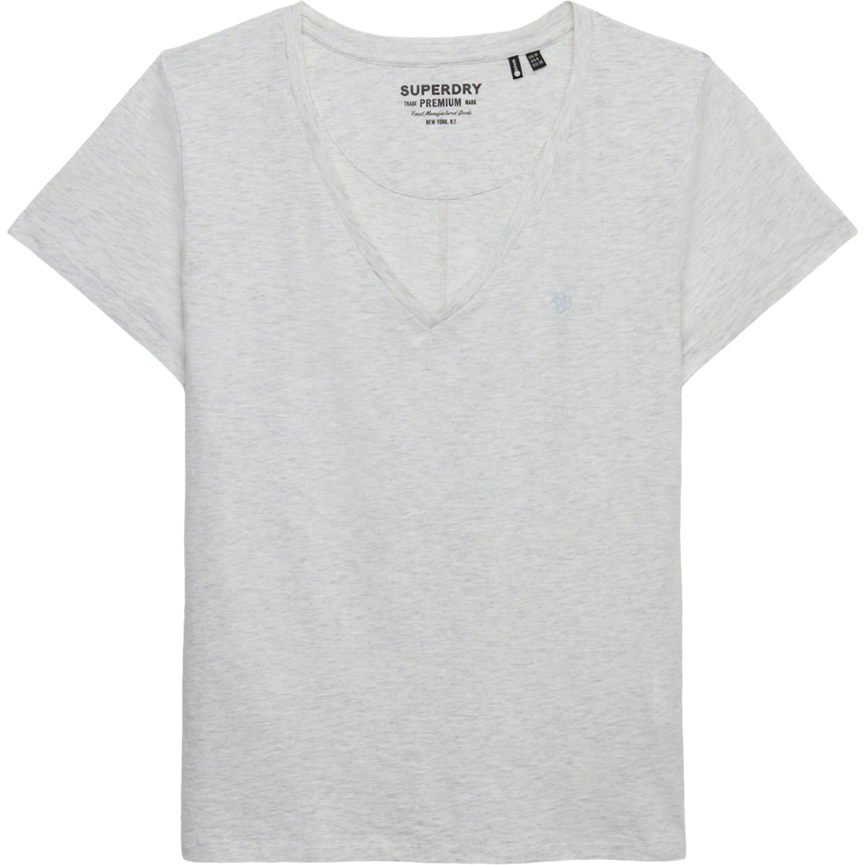 Superdry Studios Slub shirt dames starlight grey   