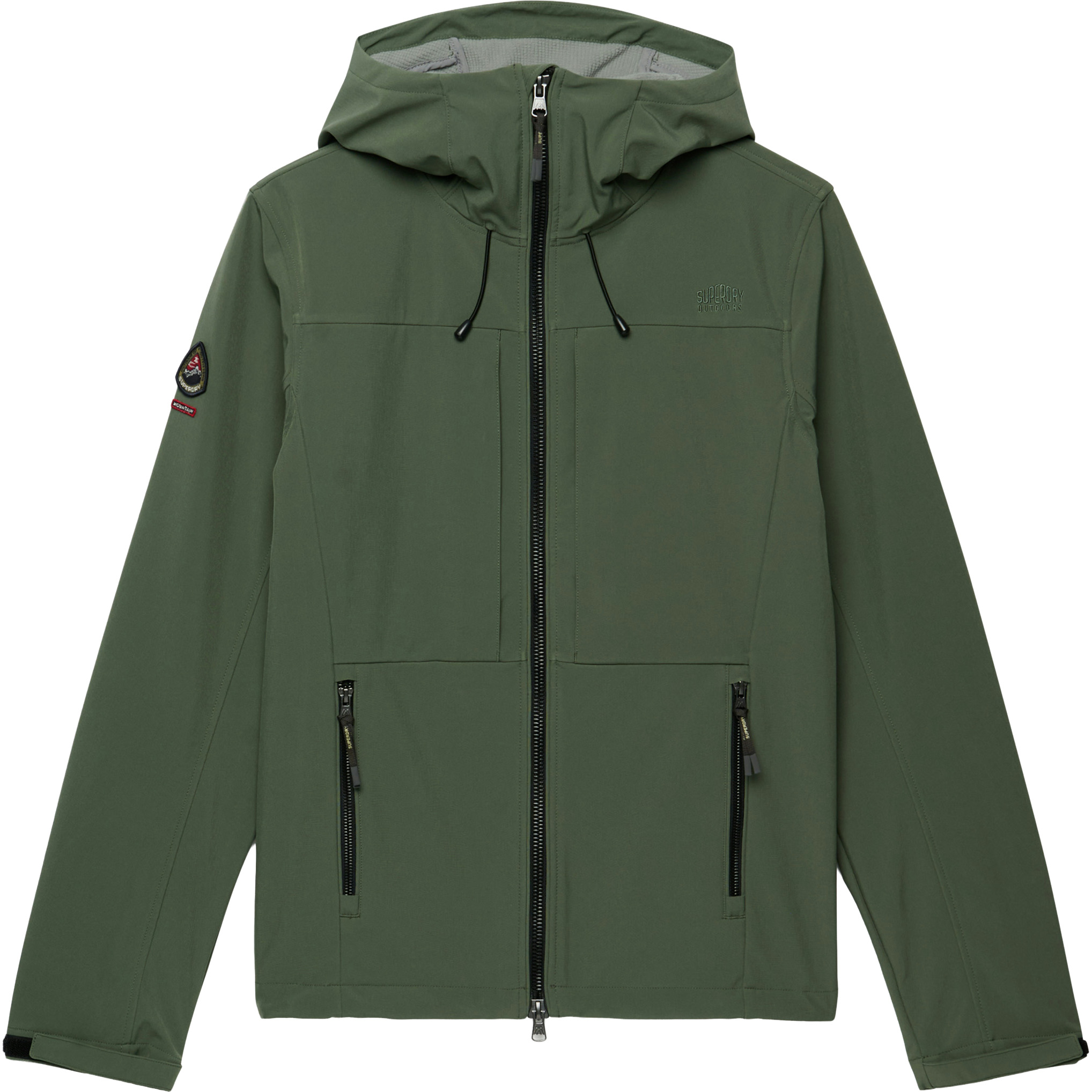 Superdry Softshell Trekker jas heren freestyle green 