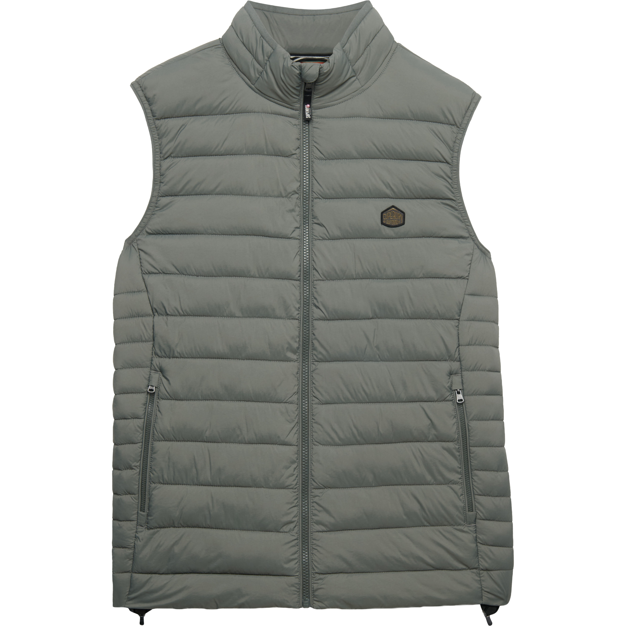 Superdry Fuji Lite bodywarmer heren biker grey 
