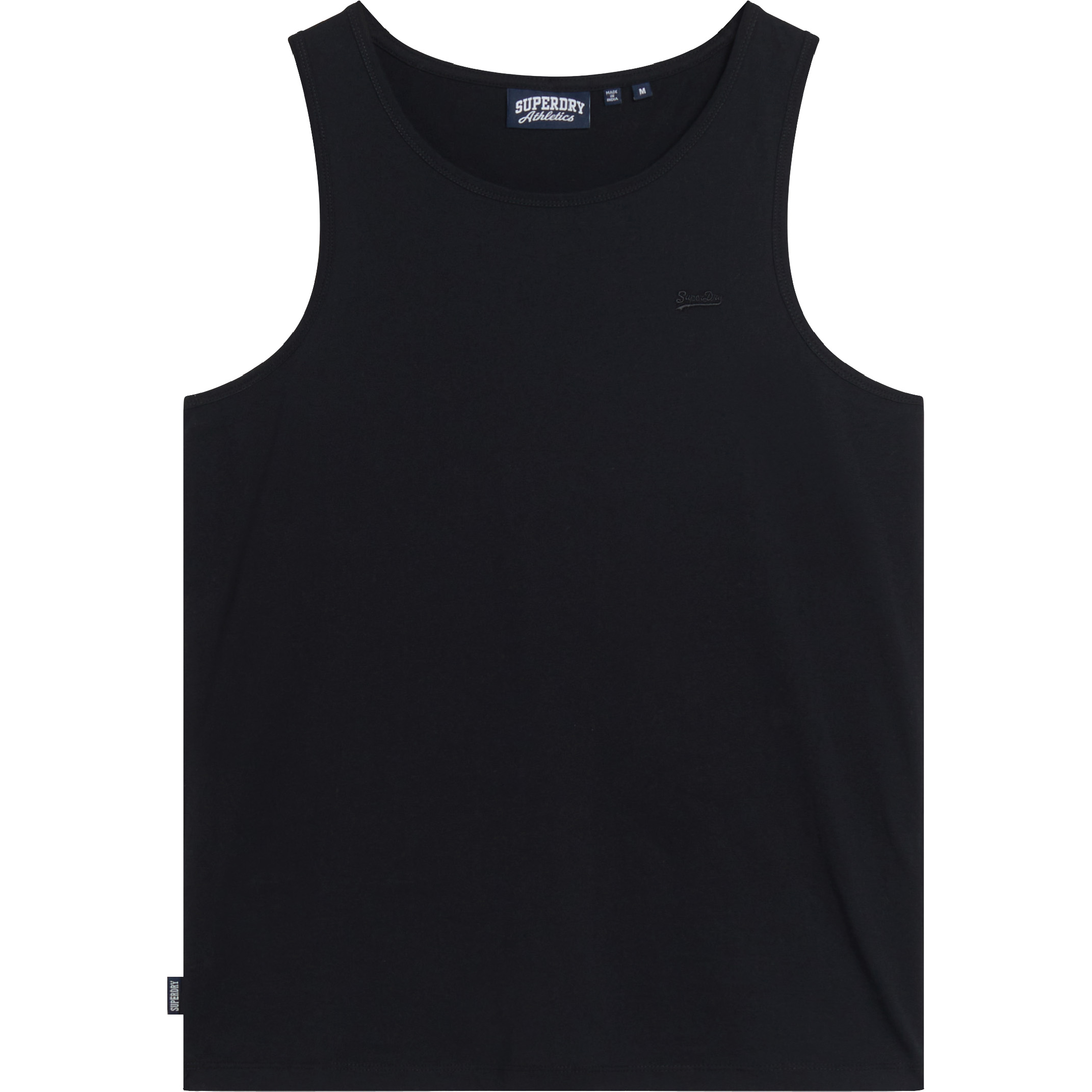 Superdry Unbrushed Essential Logo tanktop heren black 