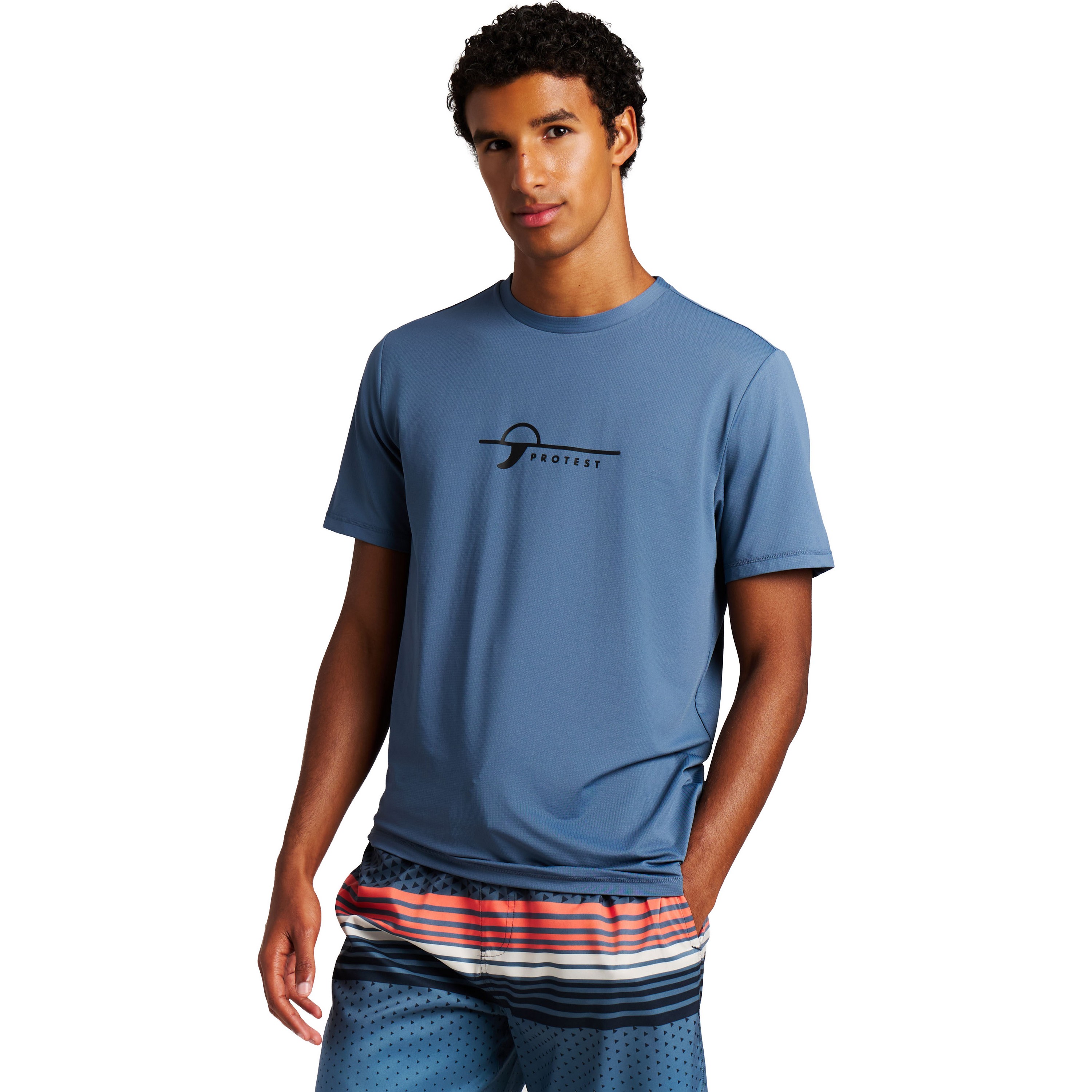Protest Core Surf zwemshirt heren empire blue 