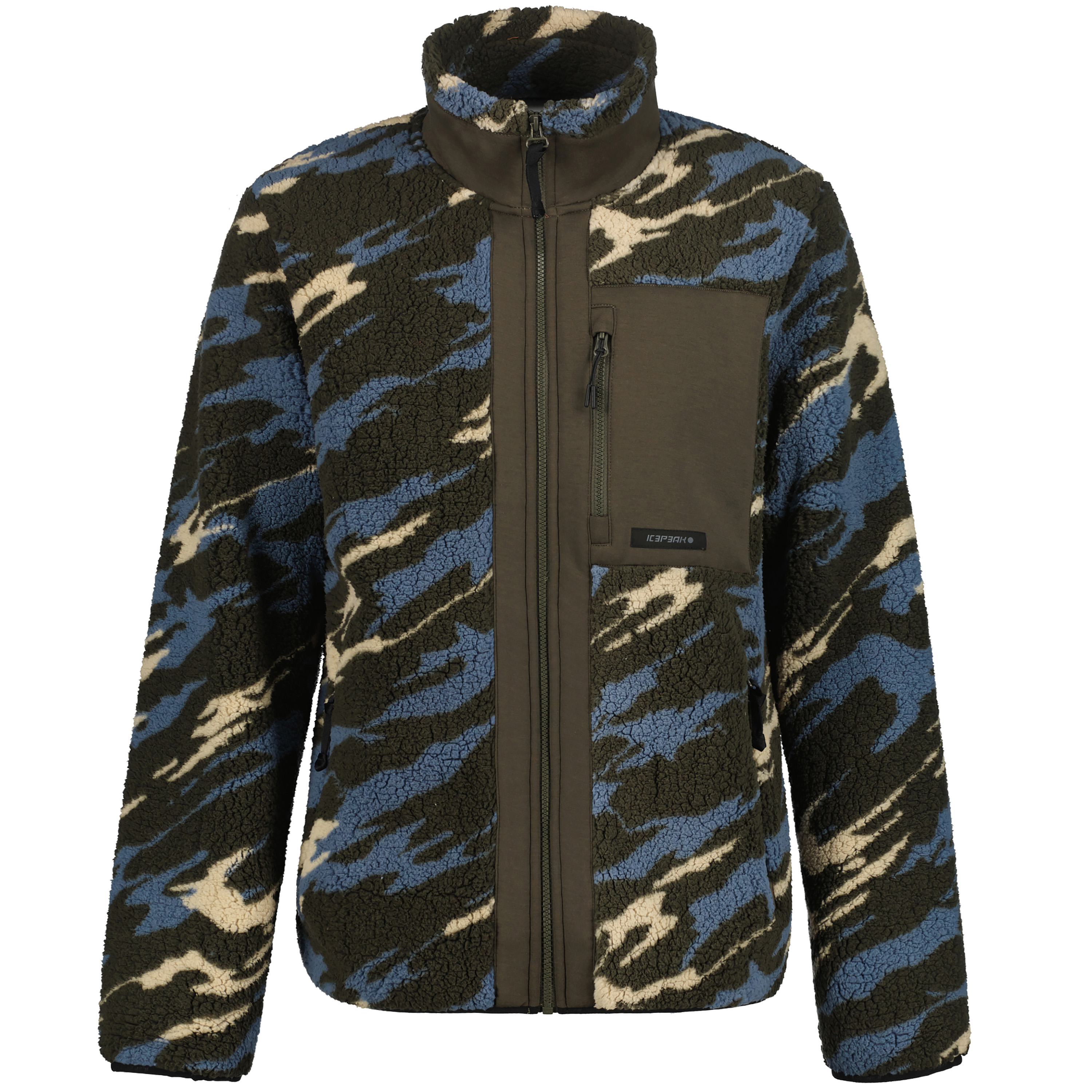 Icepeak Anvis fleece vest heren olive  