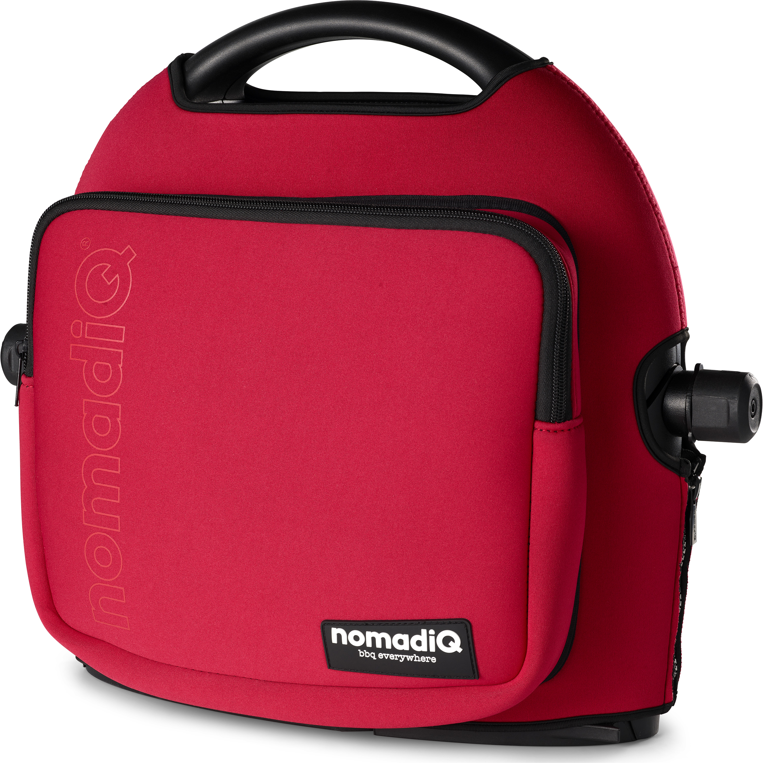 NomadiQ Barbecuehoes met extra opbergvak red 