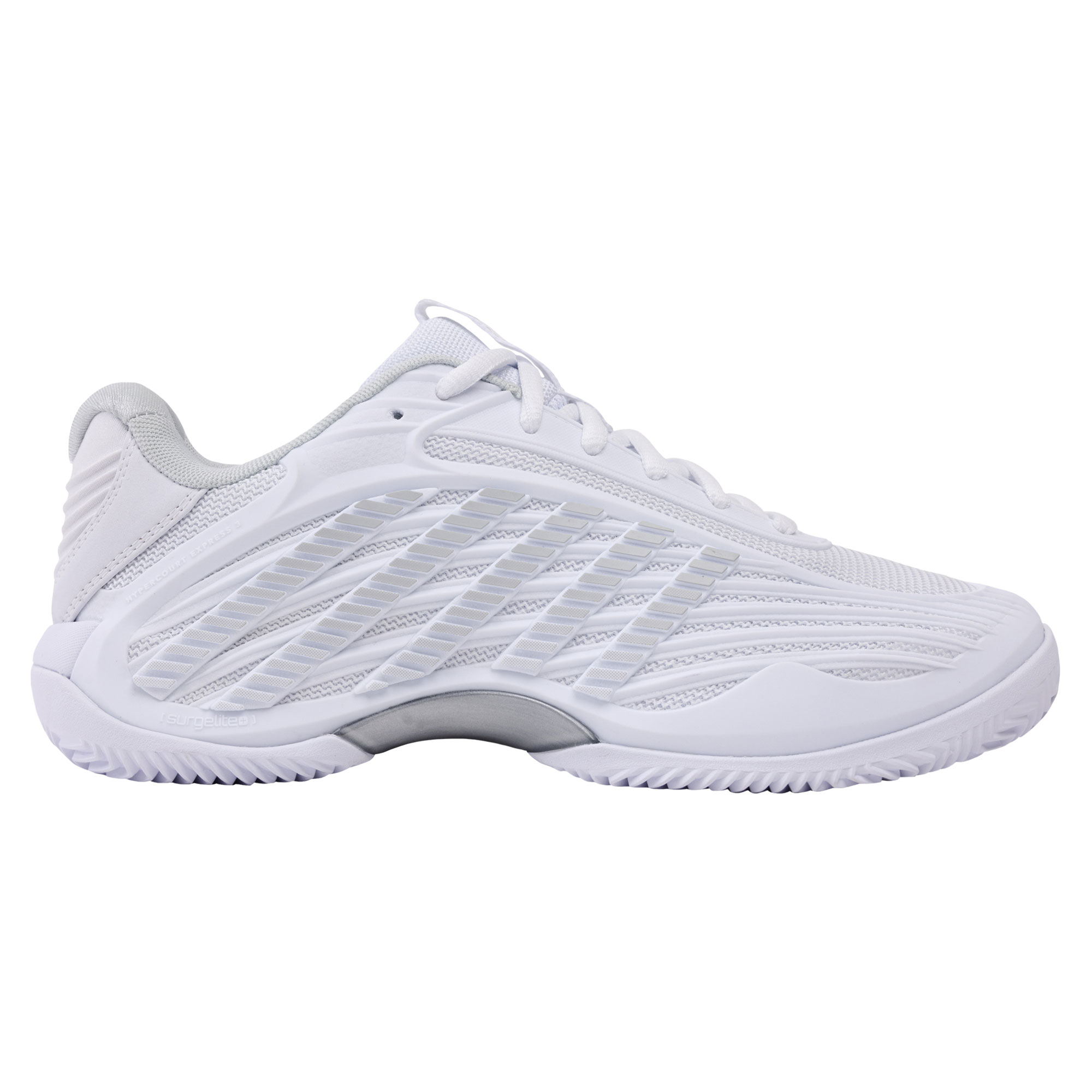 K-Swiss Hypercourt Express 3 Clay tennisschoenen dames white down blue silver