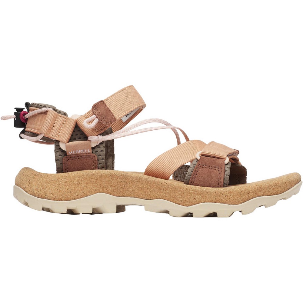 Merrell Speed Fusion Web RMX sandalen dames tan rose 