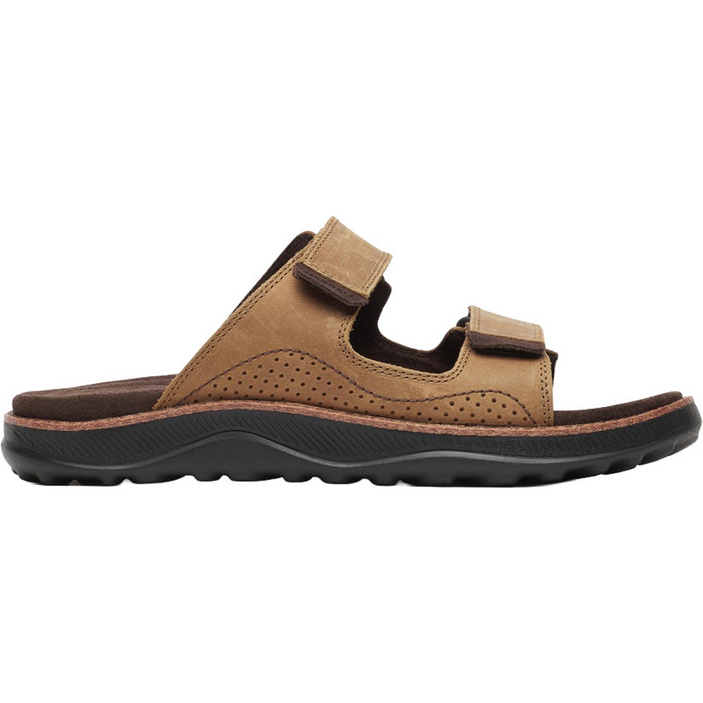 Merrell Cove Leather Slide sandalen heren coffee 