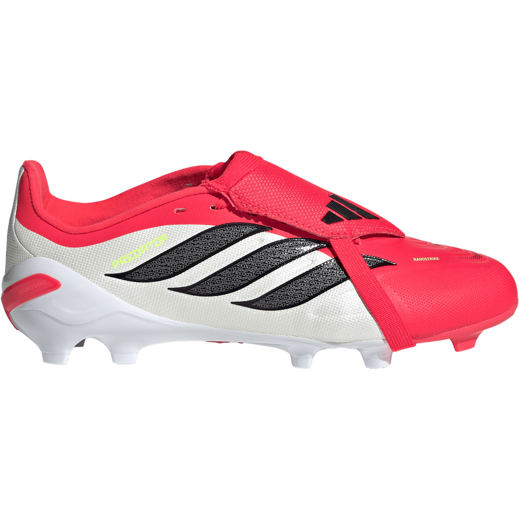 Adidas Predator League Fold Over Tongue FG voetbalschoenen junior lucid red core black white
