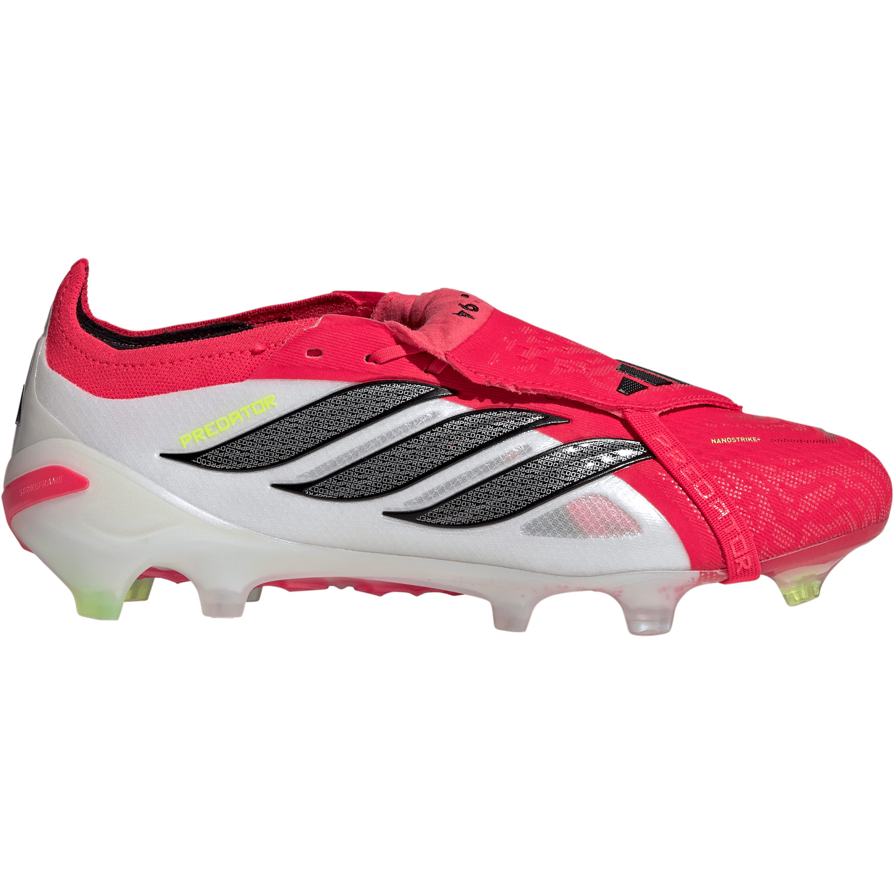 Adidas Predator Elite Fold Over Tongue FG voetbalschoenen lucid red core black cloud white