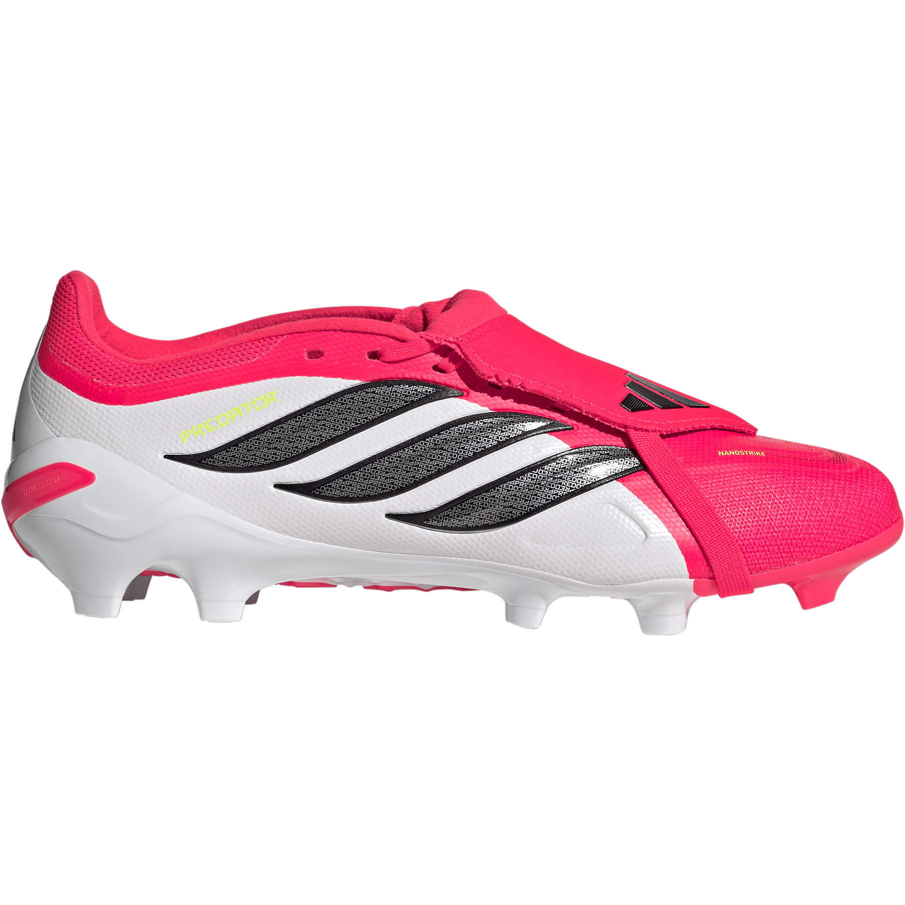 Adidas Predator League Fold Over Tongue FG voetbalschoenen lucid red core black cloud white