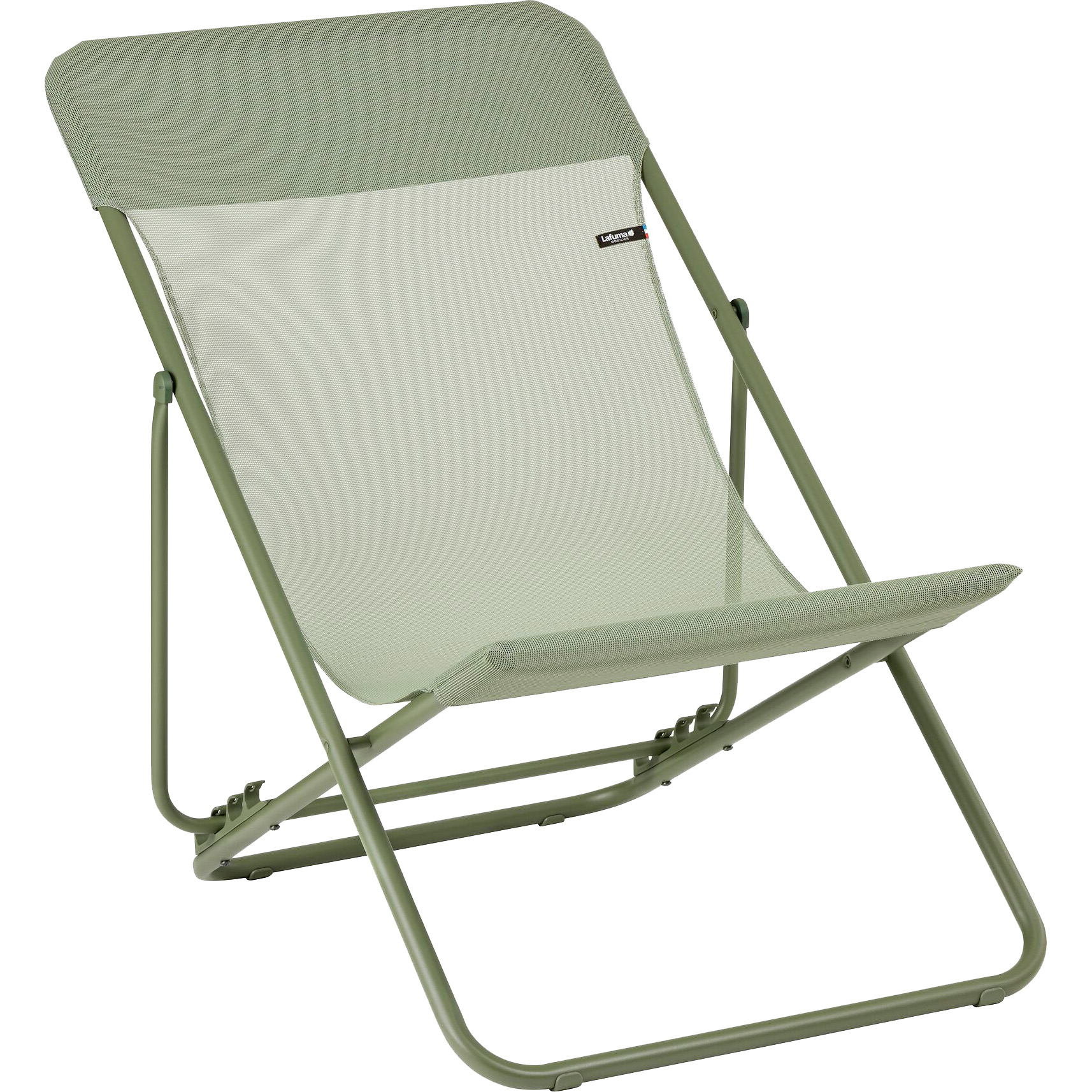 Lafuma Maxi Transat Batyline Iso strandstoel green moss 