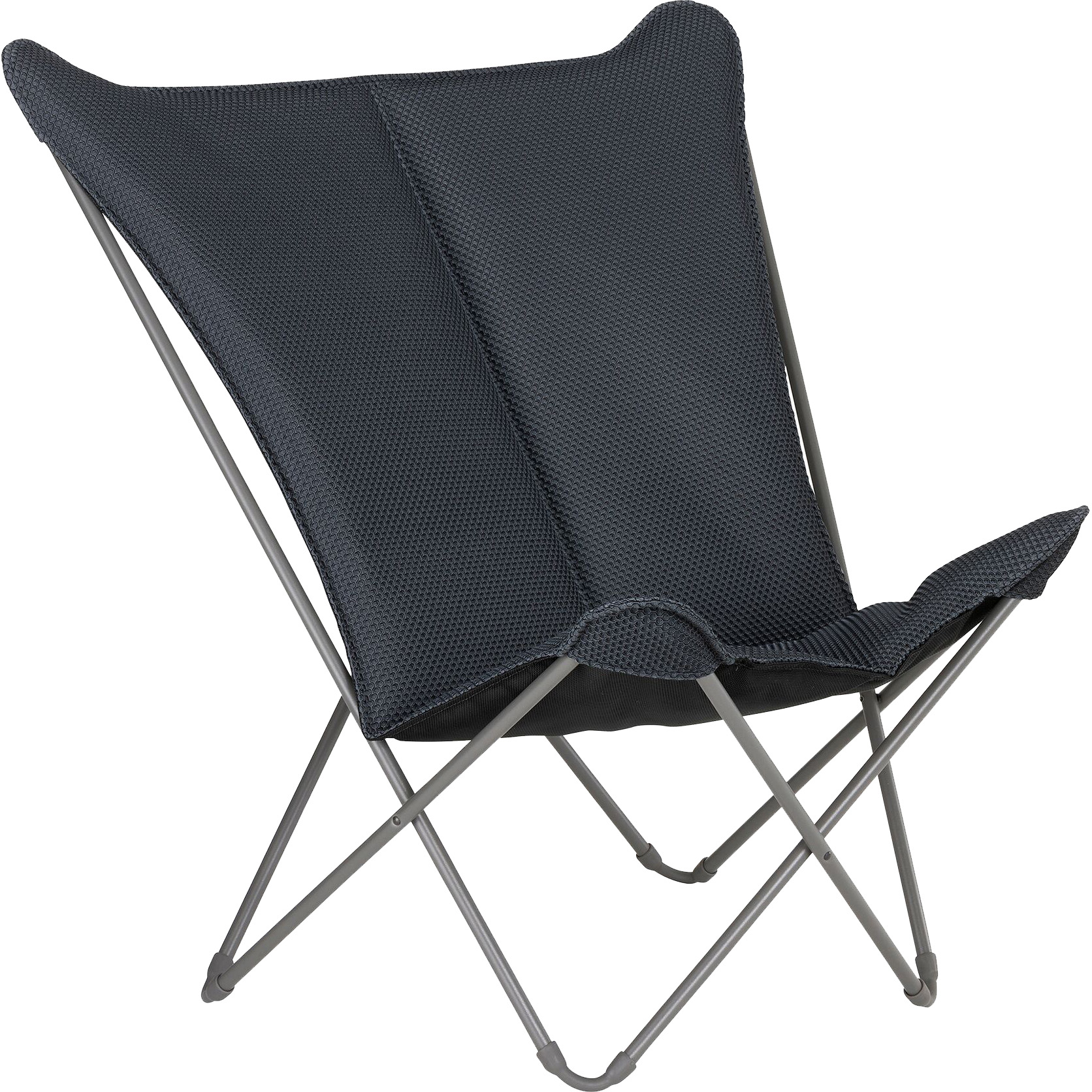 Lafuma Pop Up XL BeComfort vlinderstoel dark grey 