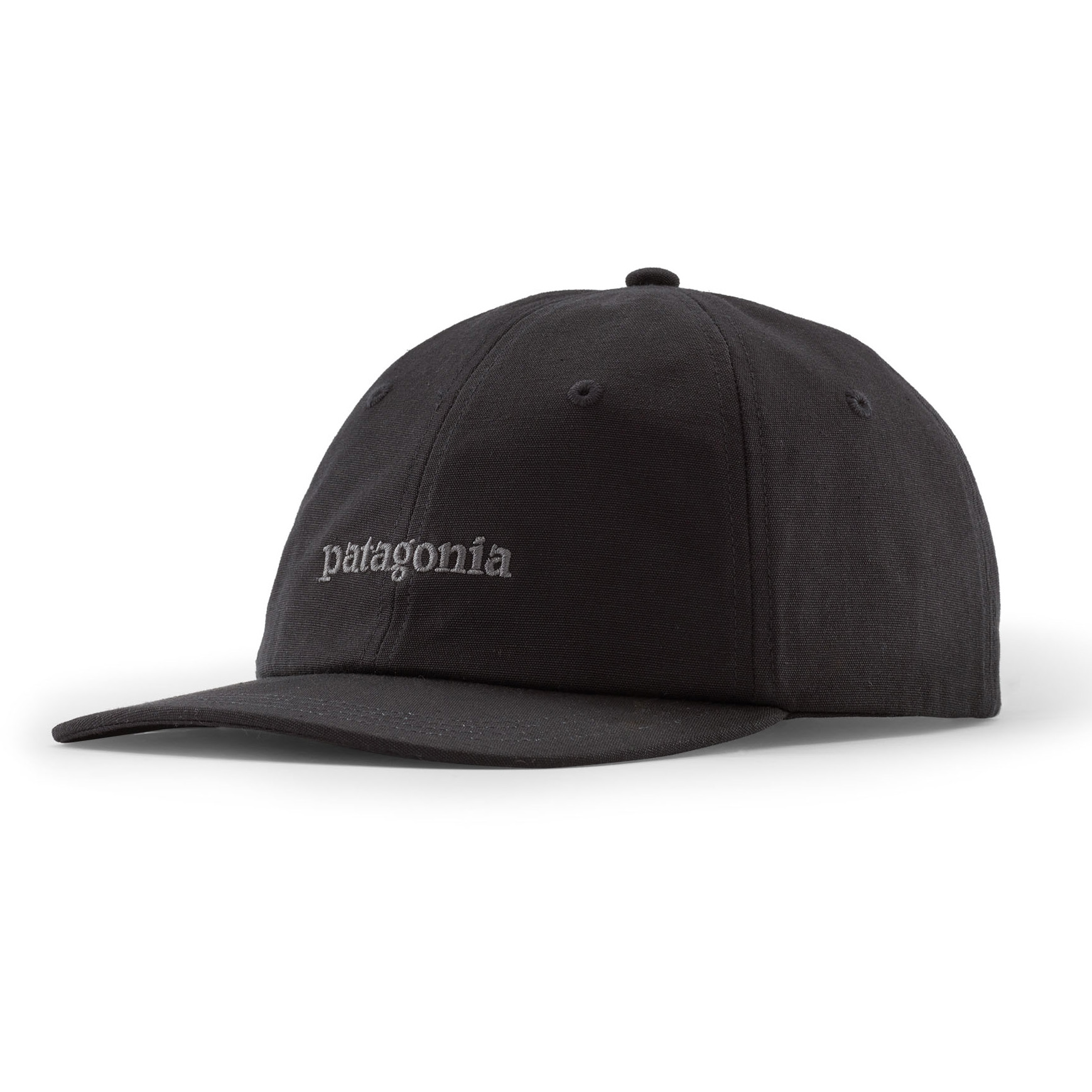 Patagonia Fitz Roy Icon Trad pet text logo ink black 