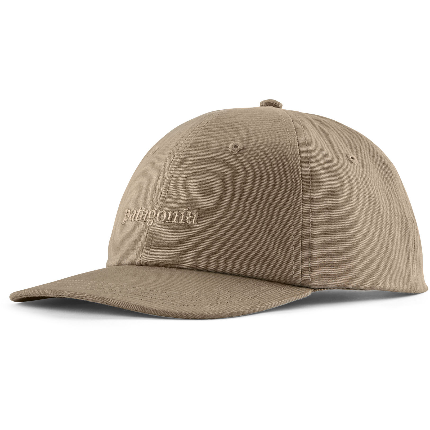 Patagonia Fitz Roy Icon Trad pet text logo seabird grey 