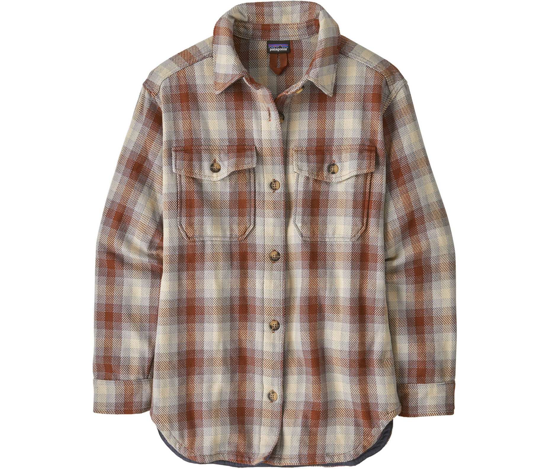 Patagonia Fjord Loft Overshirt blouse dames alpenglow oar tan